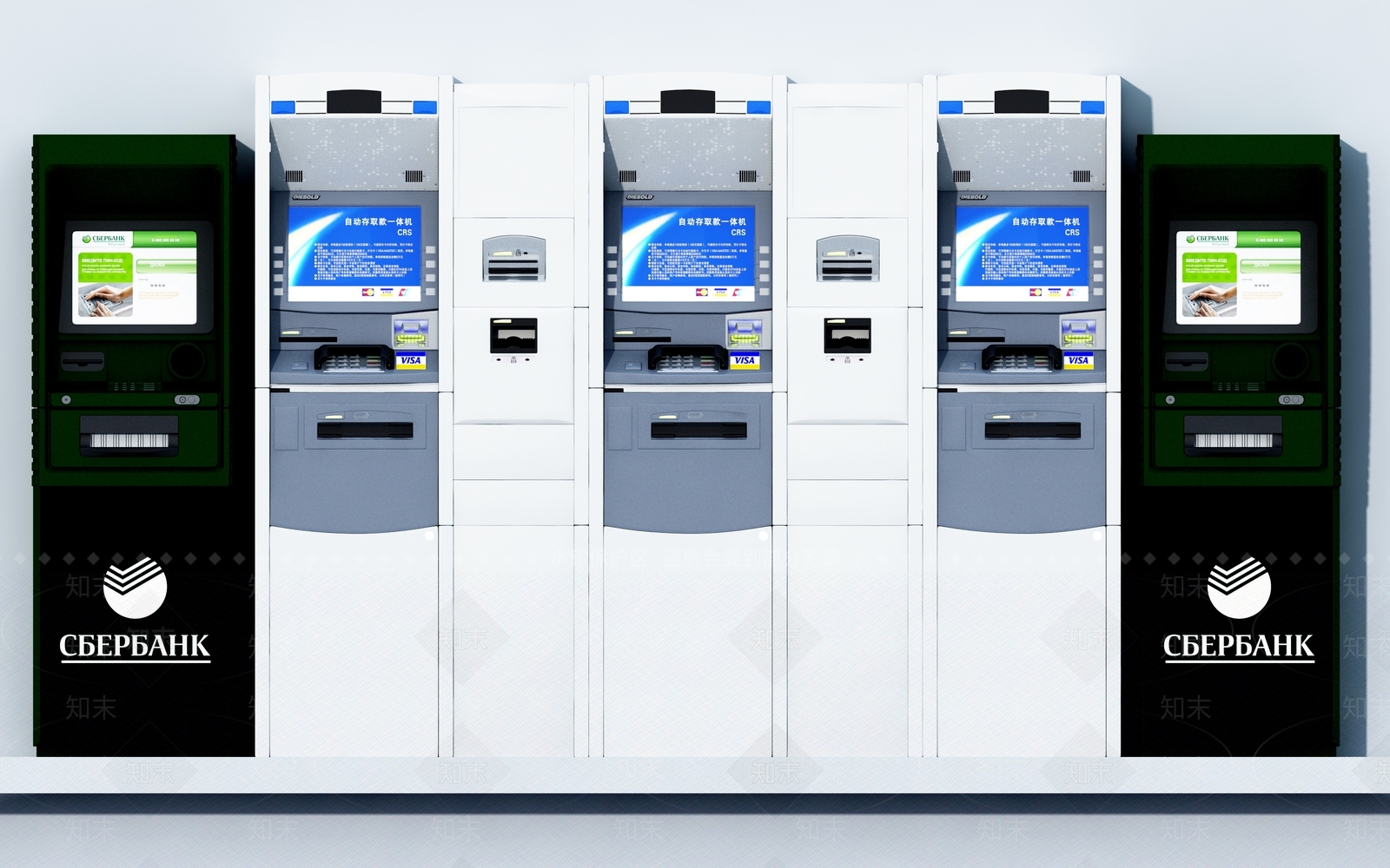 现代ATM取款机3D模型下载【ID:1101715062】