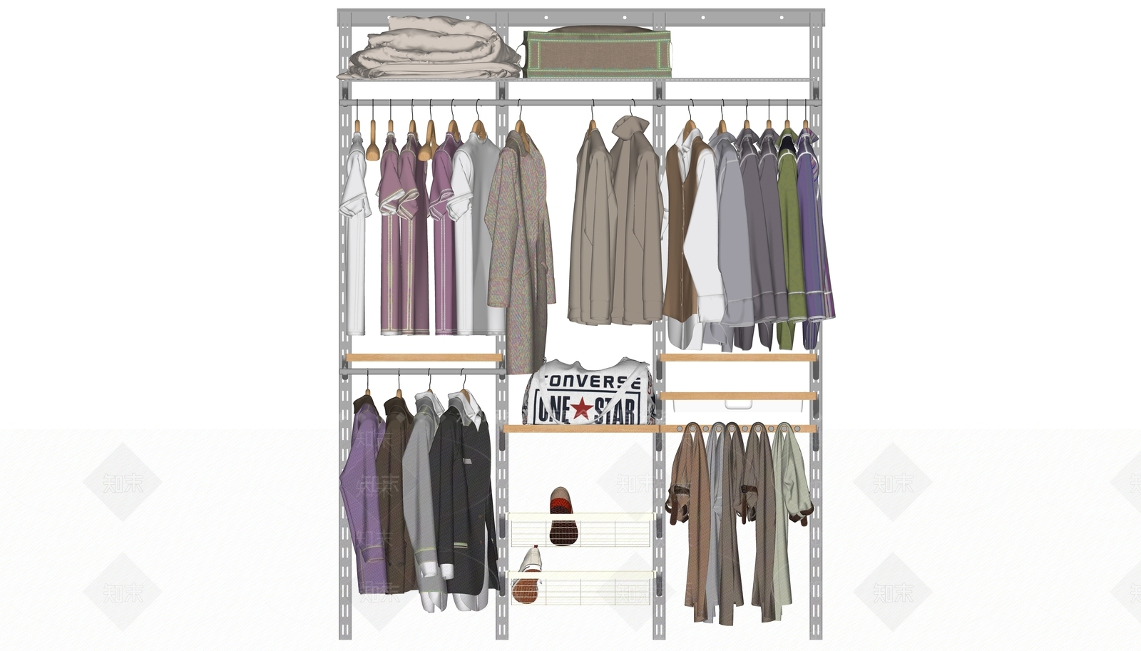 现代服装SU模型下载【ID:1101718460】