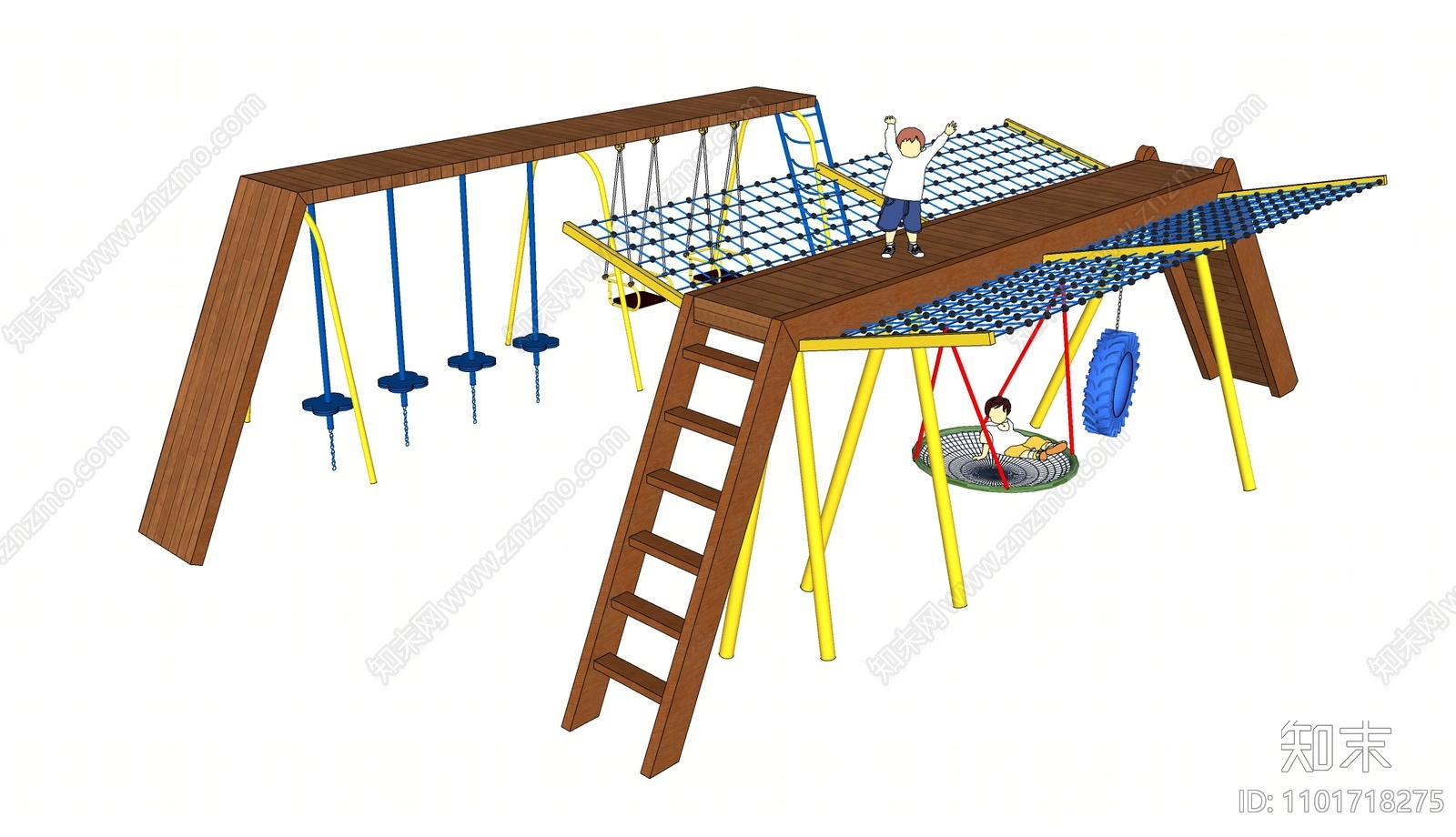 现代游乐设施SU模型下载【ID:1101718275】