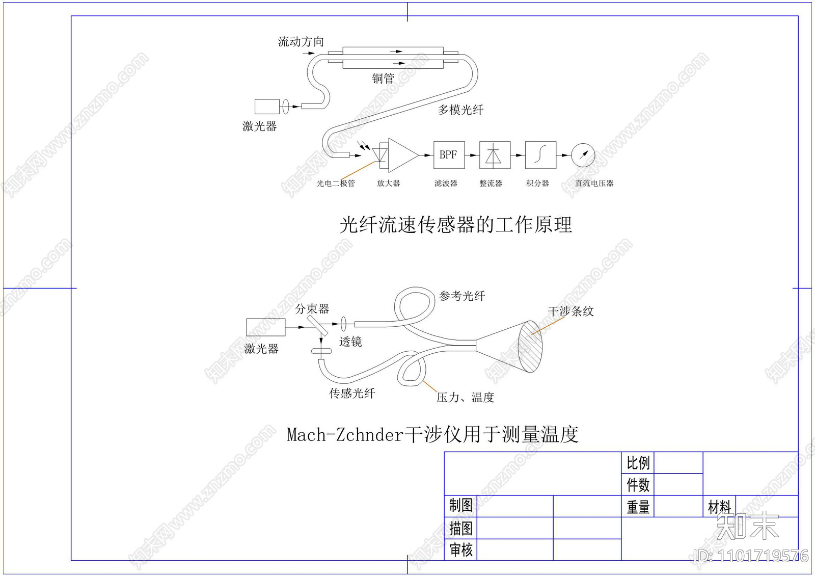 传感器示意图cad施工图下载【ID:1101719576】