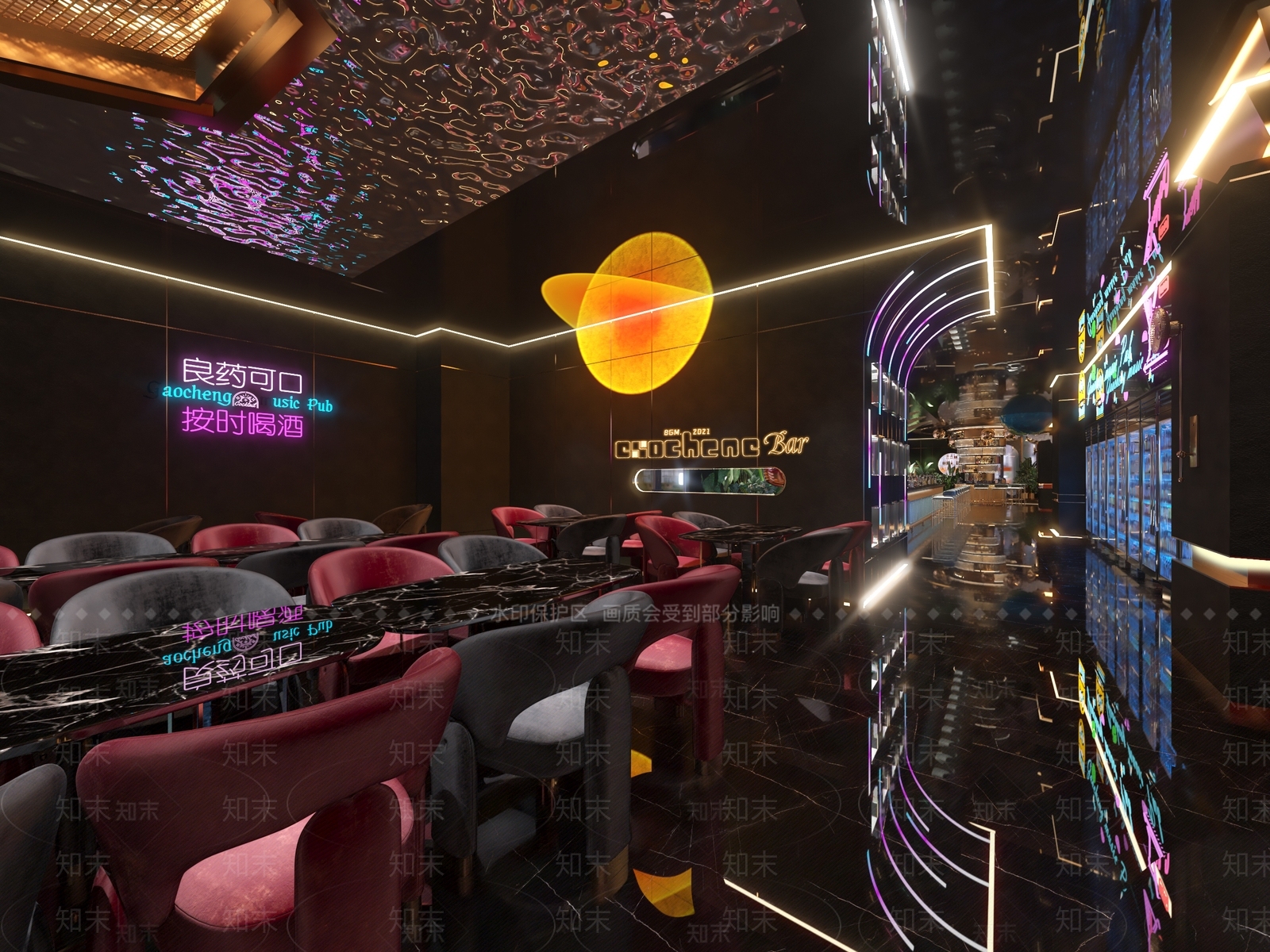 现代酒吧3D模型下载【ID:1101725749】
