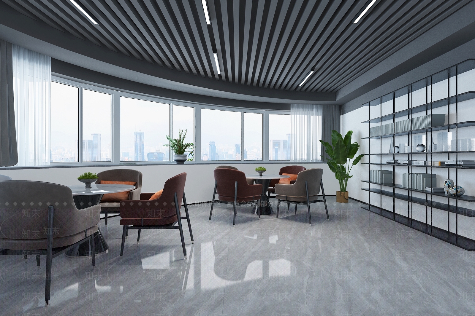 现代指挥控制室3D模型下载【ID:1101733396】