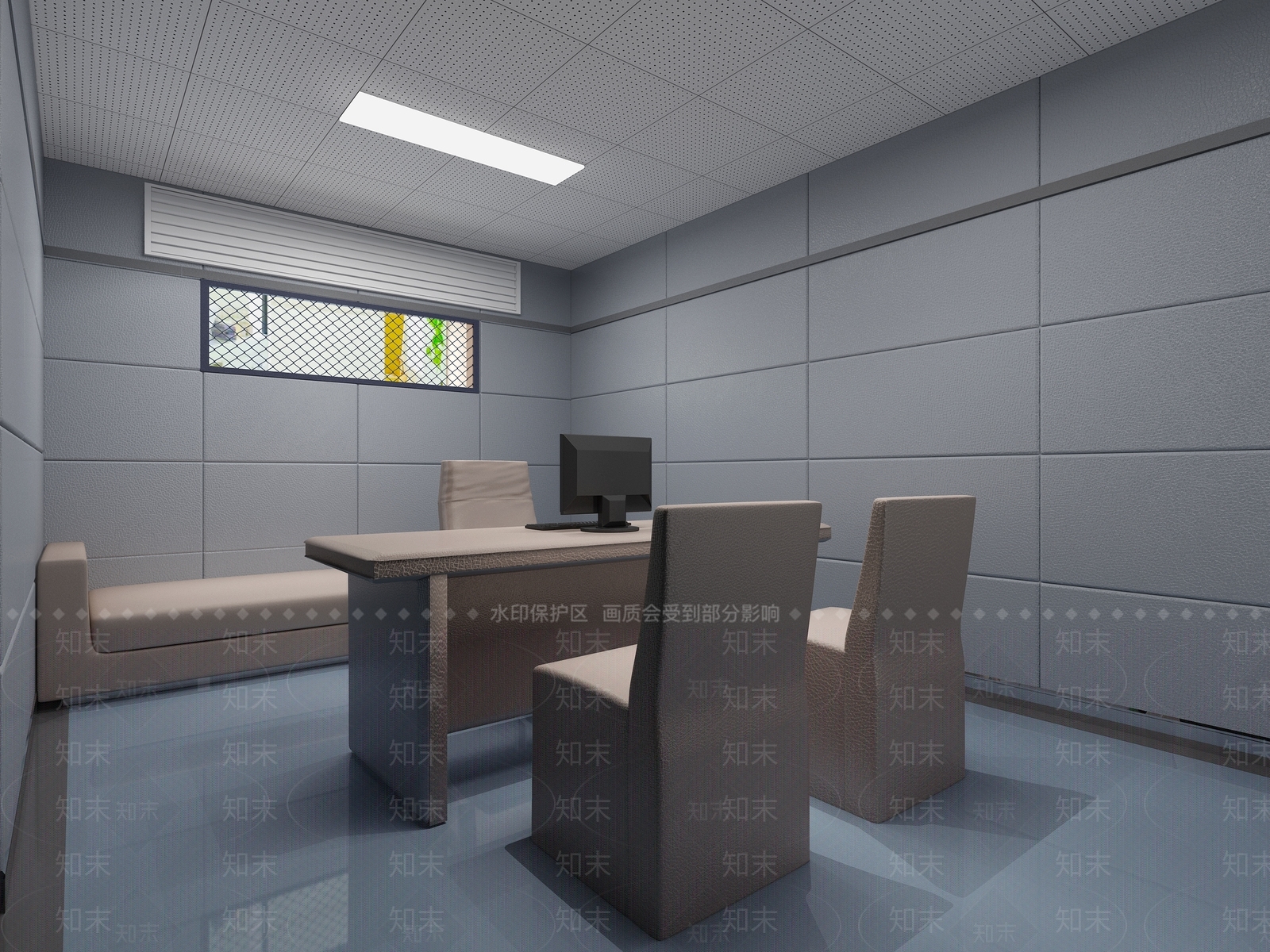 现代指挥控制室3D模型下载【ID:1101734169】