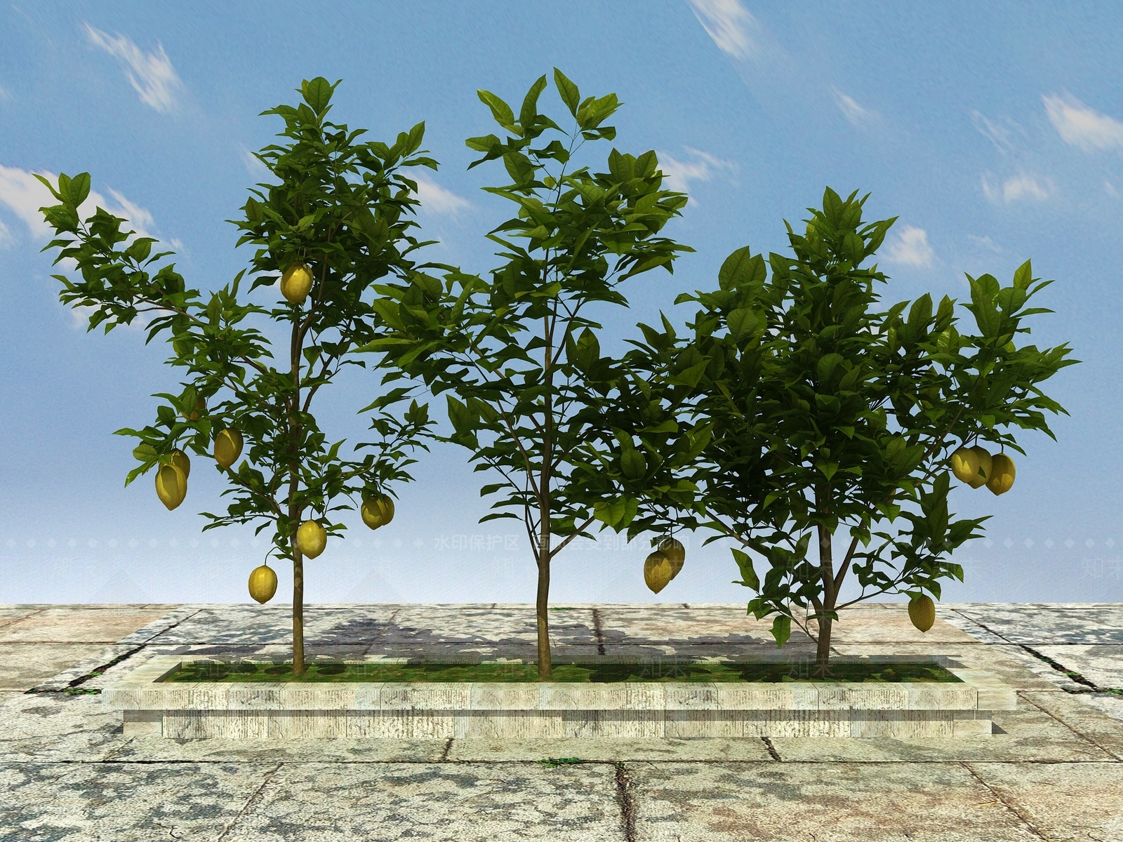 现代树木3D模型下载【ID:1101738664】
