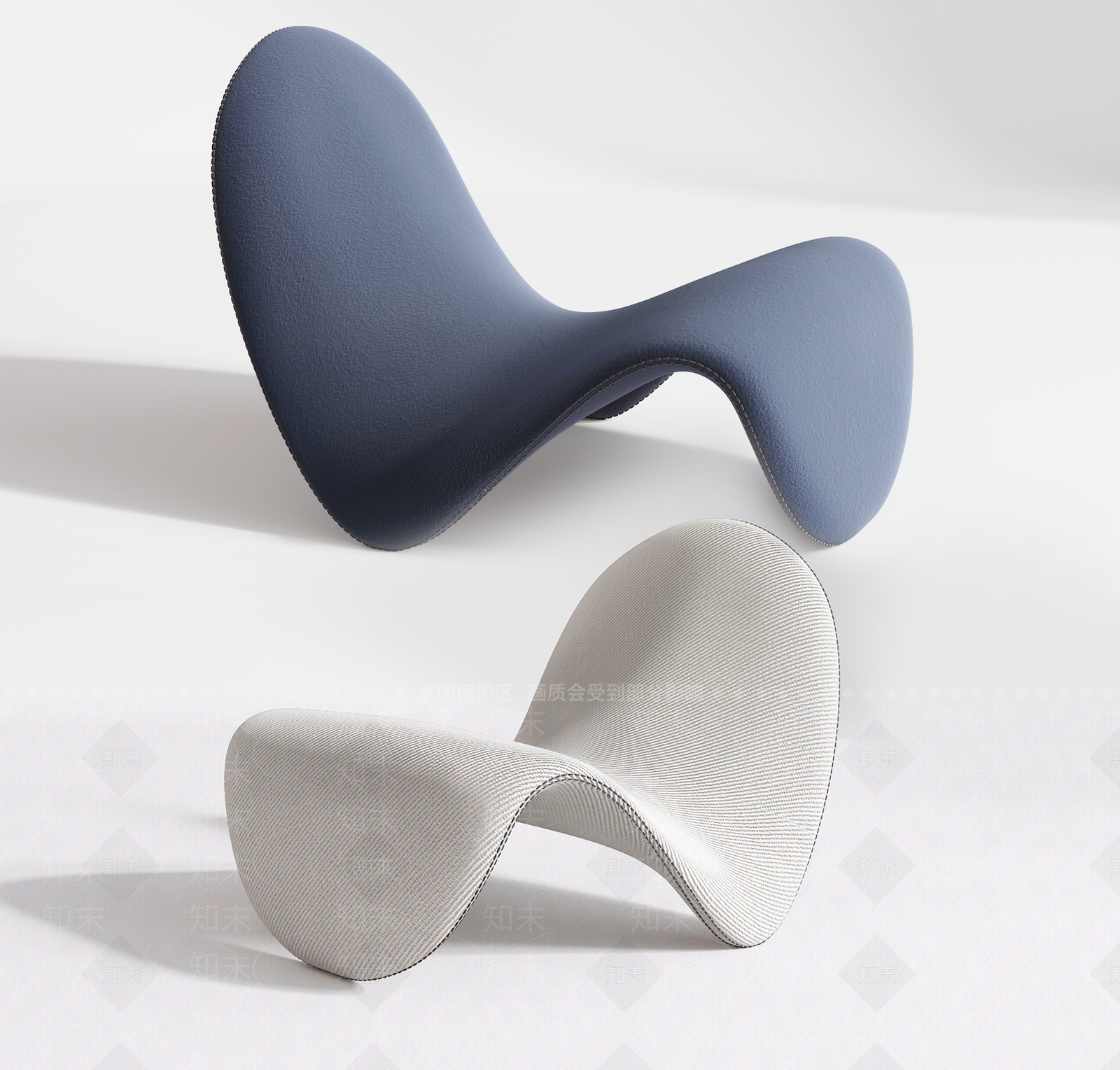 现代躺椅3D模型下载【ID:1101748876】