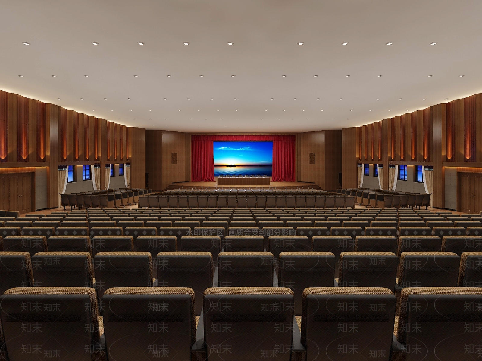 现代报告厅3D模型下载【ID:1101763944】