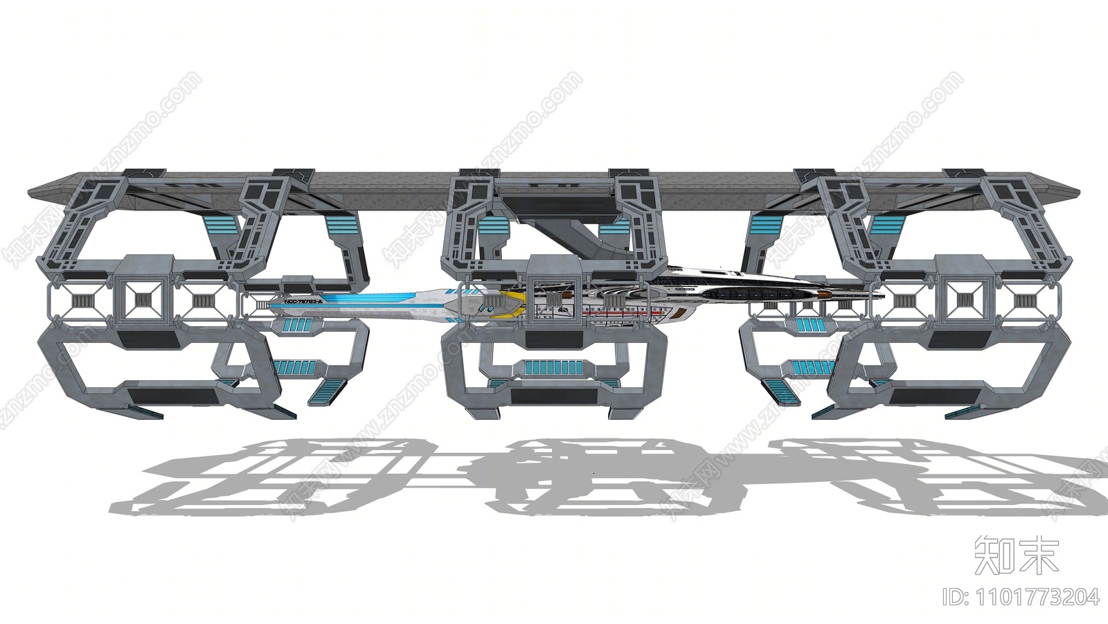 现代飞船SU模型下载【ID:1101773204】