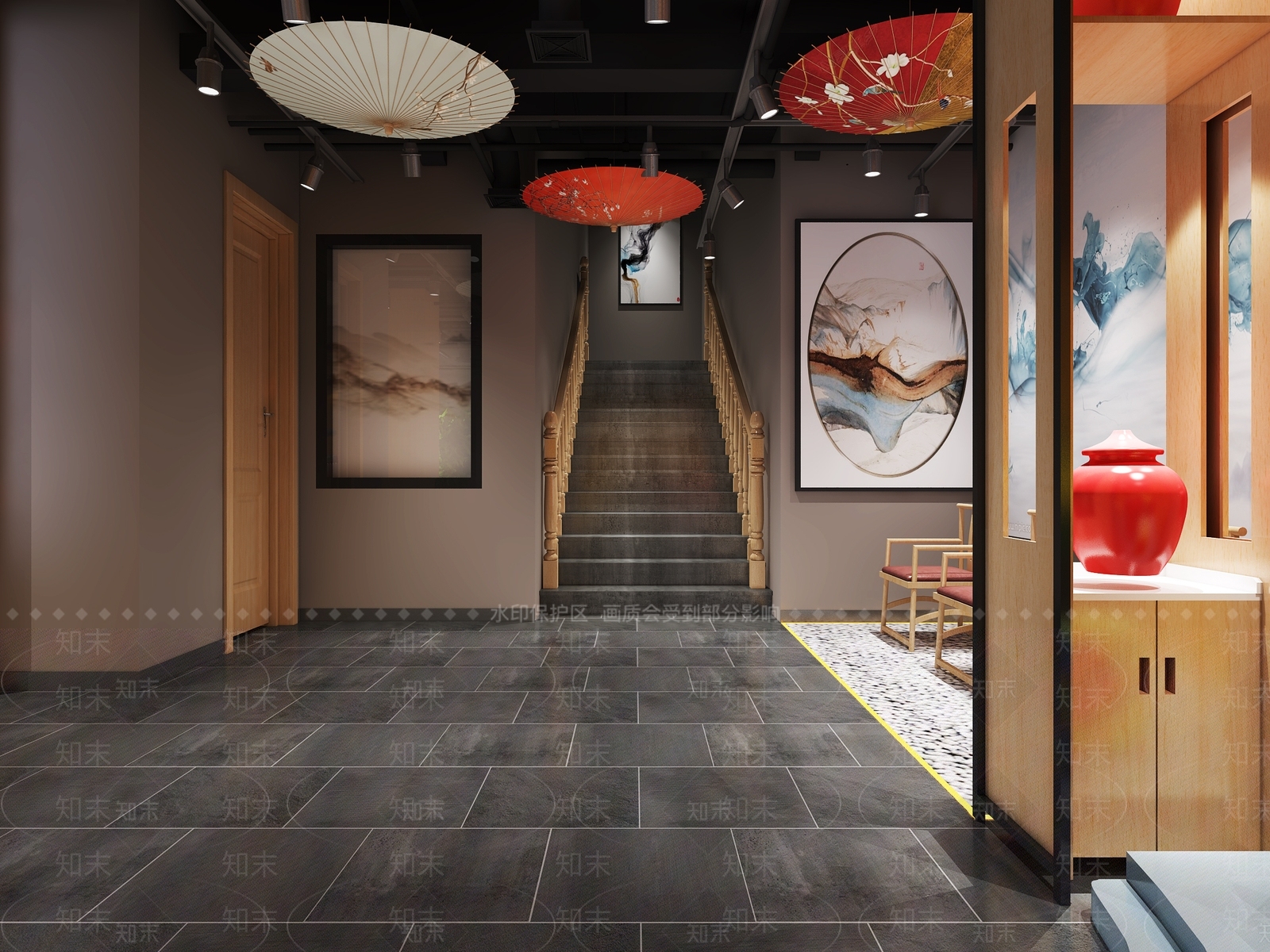 工业风火锅店3D模型下载【ID:1101774870】
