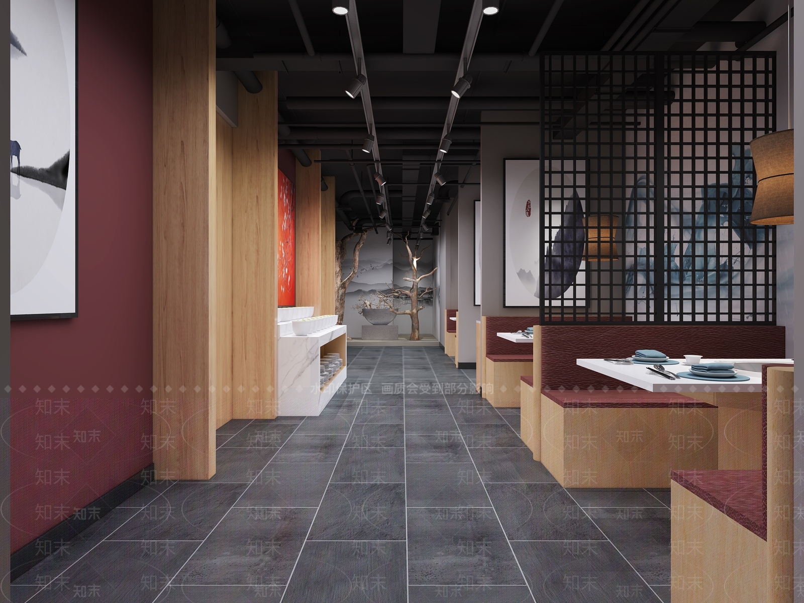 工业风火锅店3D模型下载【ID:1101775089】