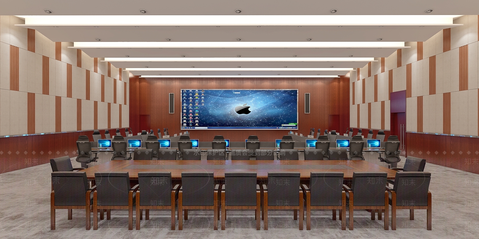 现代指挥控制室3D模型下载【ID:1101807680】