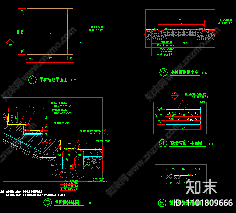 截水沟详图施工图下载【ID:1101809666】
