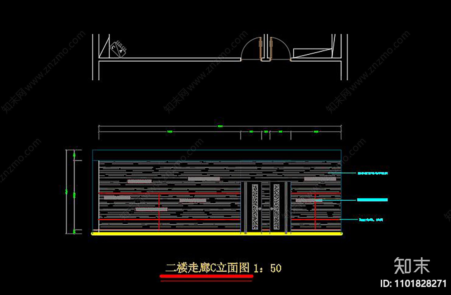 小型办公室施工图下载【ID:1101828271】