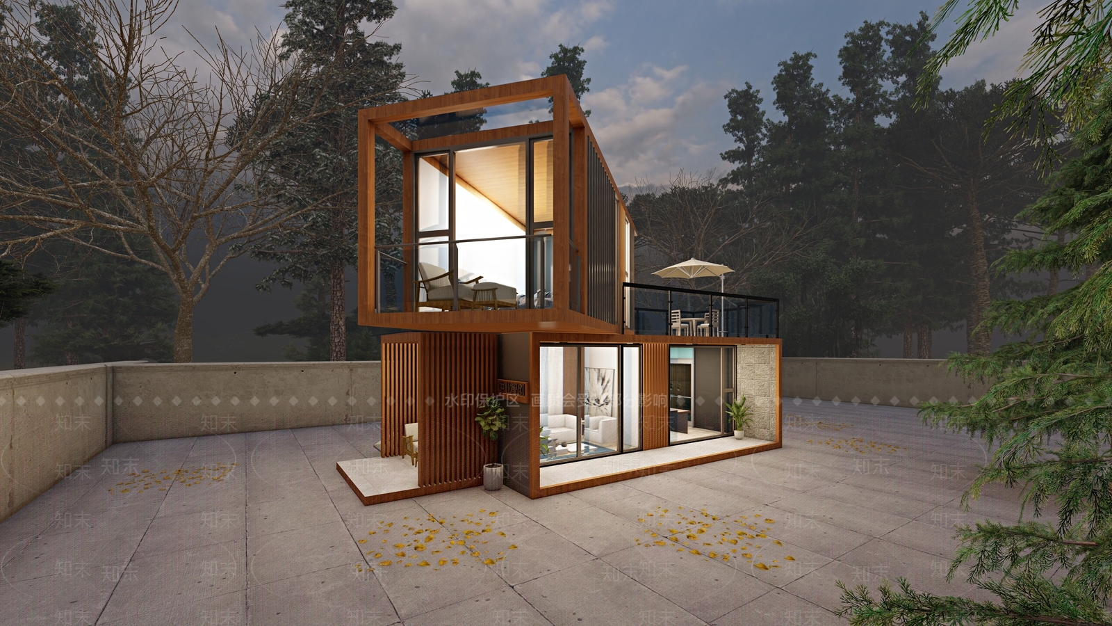 现代集装箱SU模型下载【ID:1101840440】