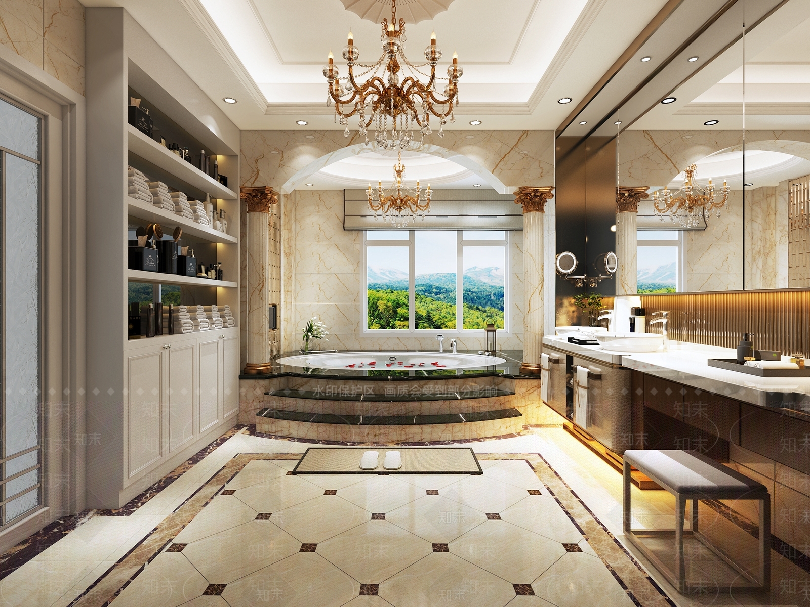 欧式古典3D模型下载【ID:1101841214】