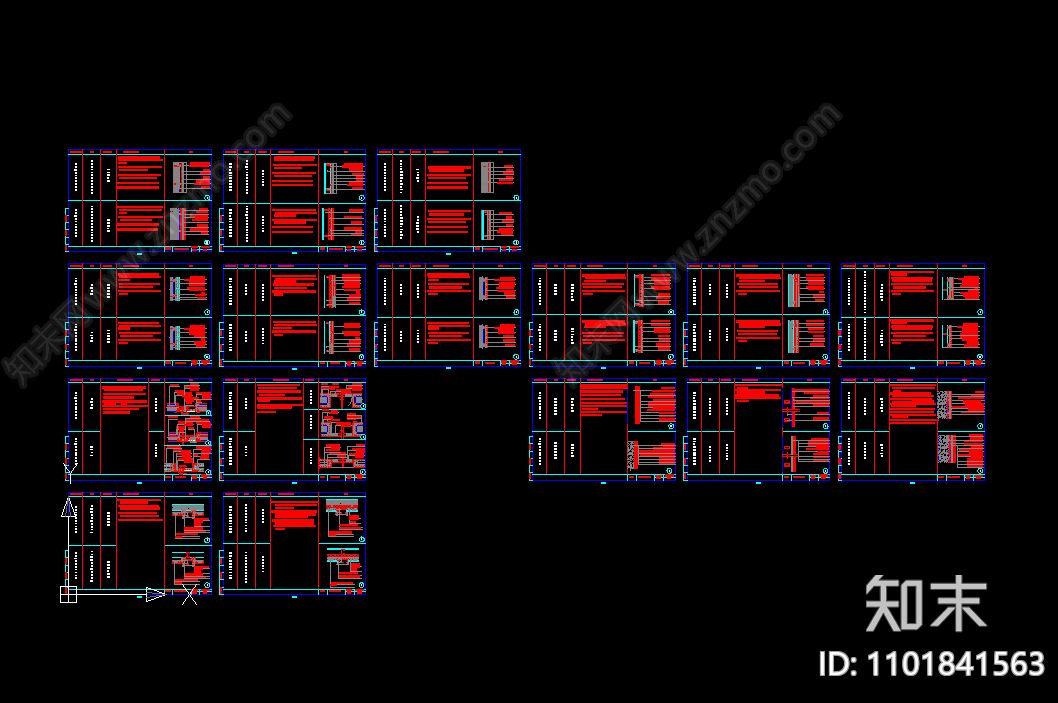 106套全国通用墙面节点大样详图cad施工图下载【ID:1101841563】