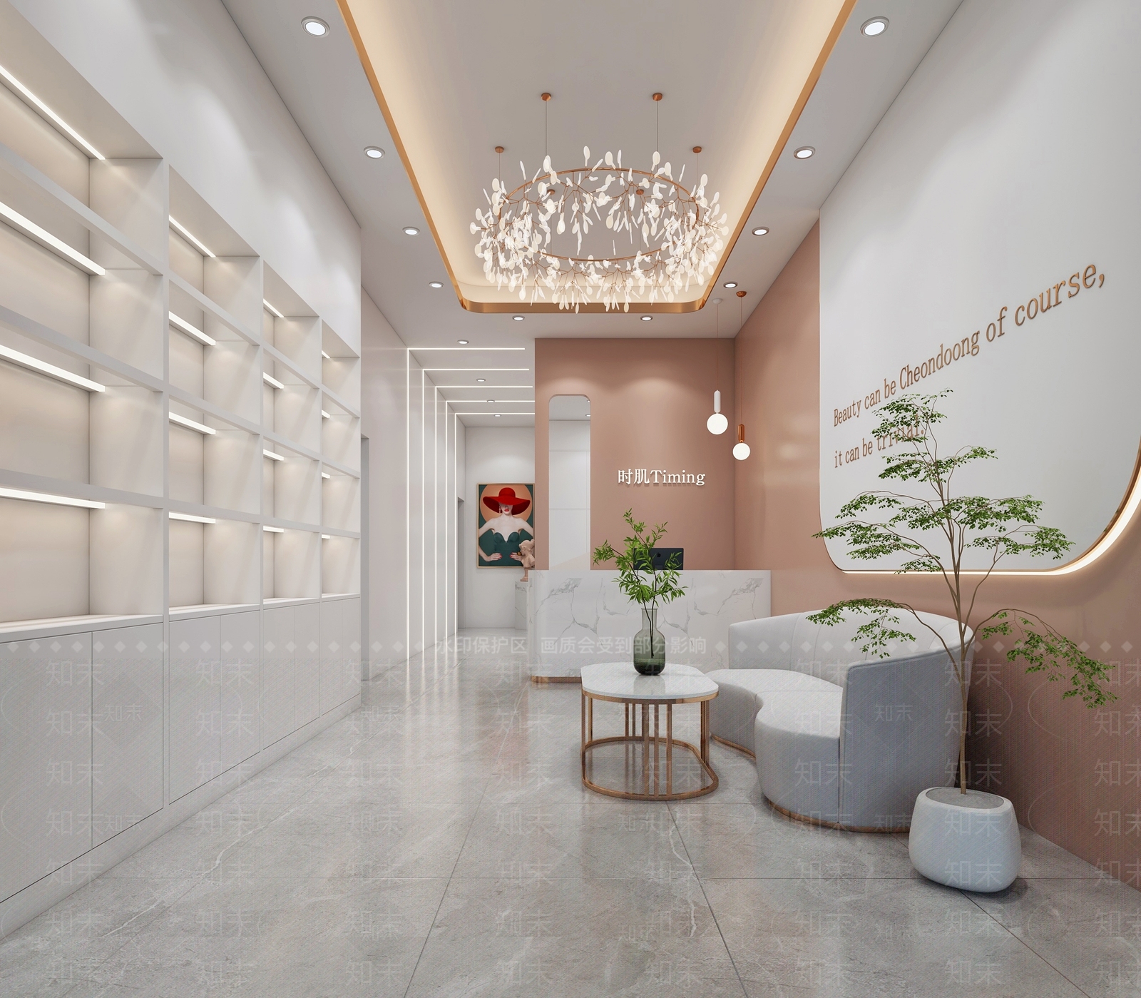 现代美容院3D模型下载【ID:1101858520】