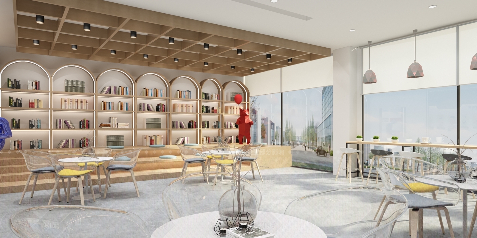 现代书店3D模型下载【ID:1101867001】