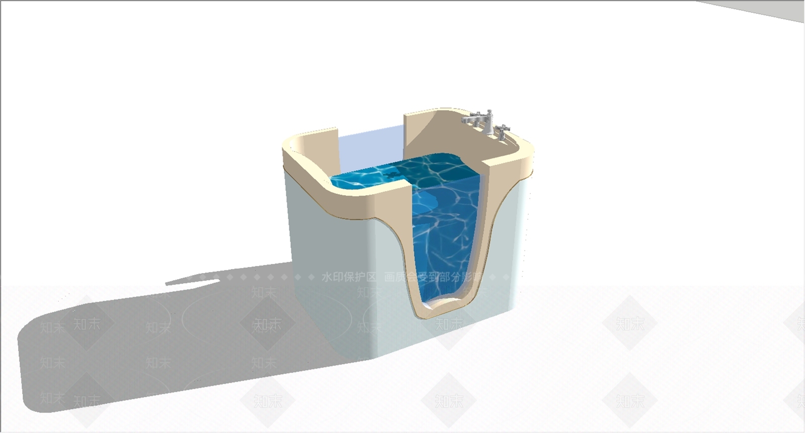 现代卫浴小件组合SU模型下载【ID:1102150764】