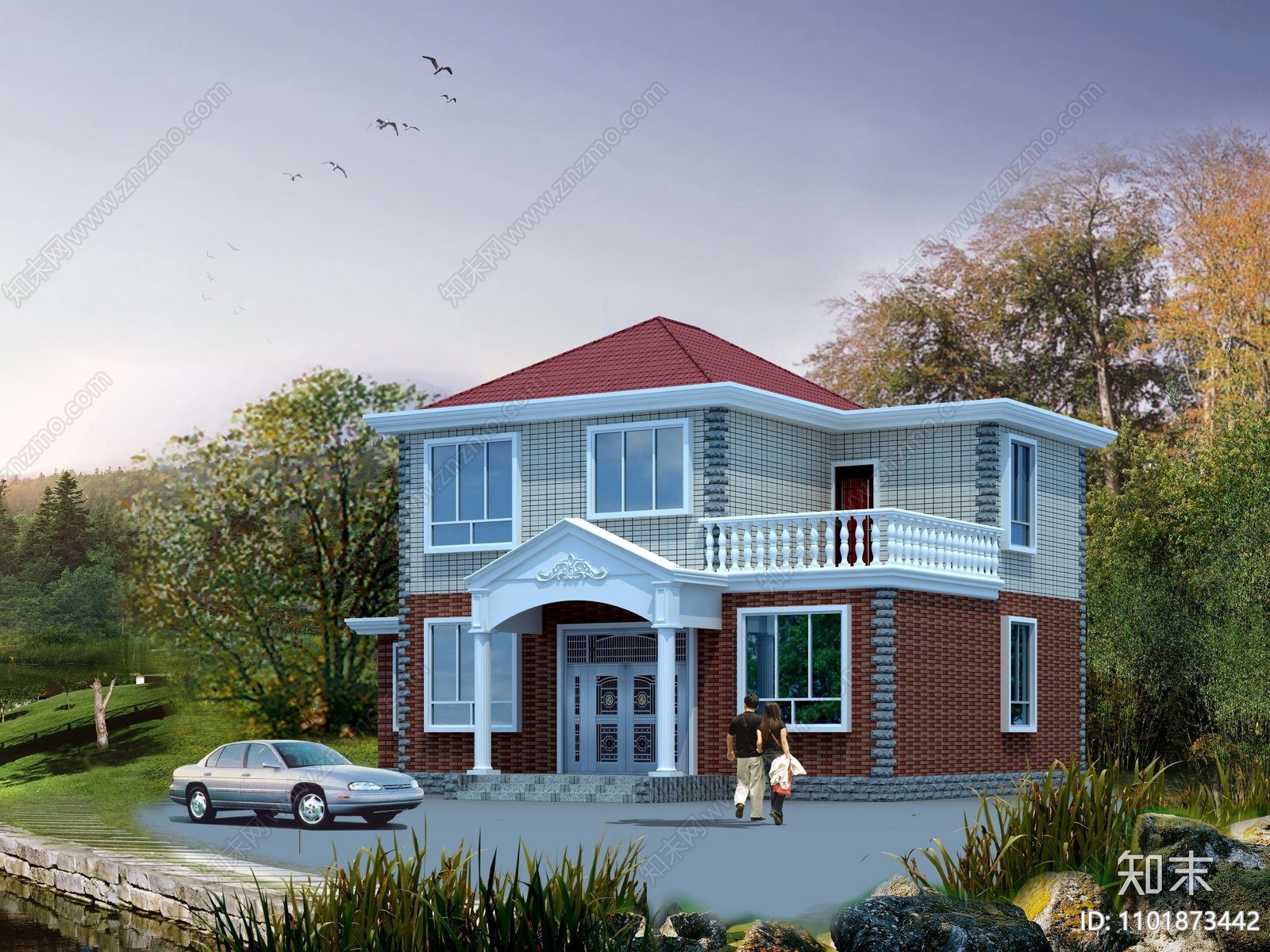 国外大师设计大别墅施工图下载【ID:1101873442】