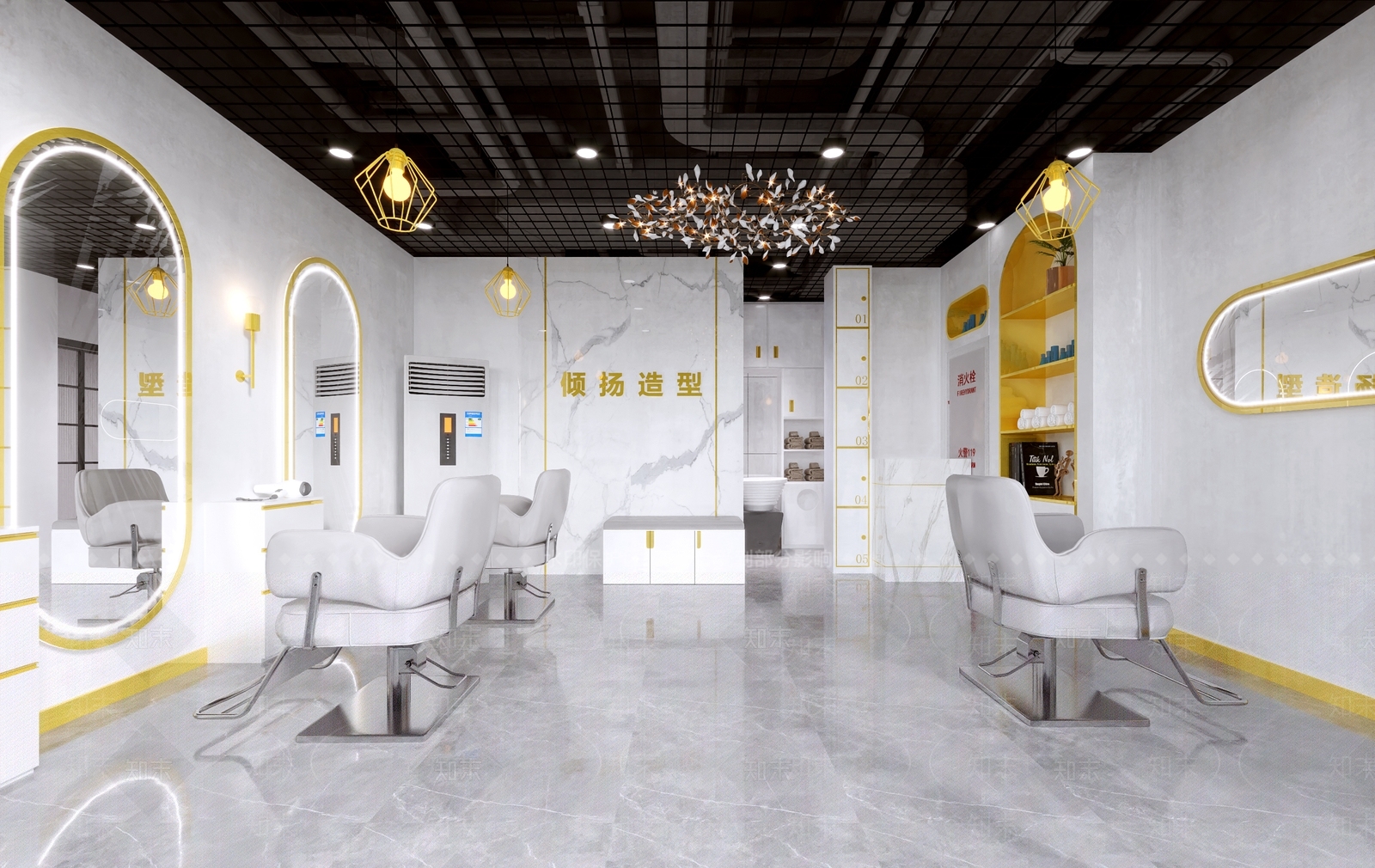 现代理发店3D模型下载【ID:1101886870】