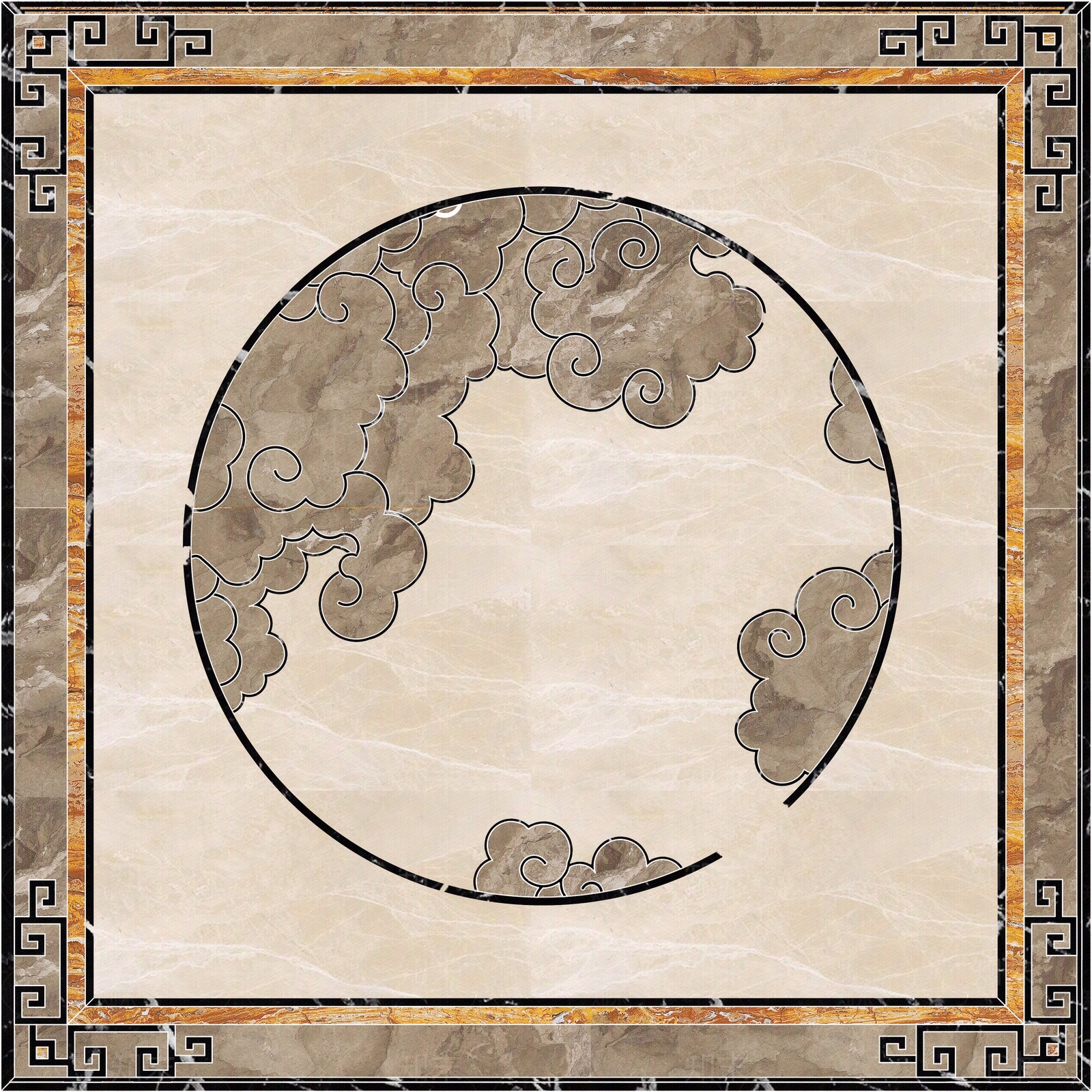 新中式瓷砖拼花贴图下载【ID:1101891521】