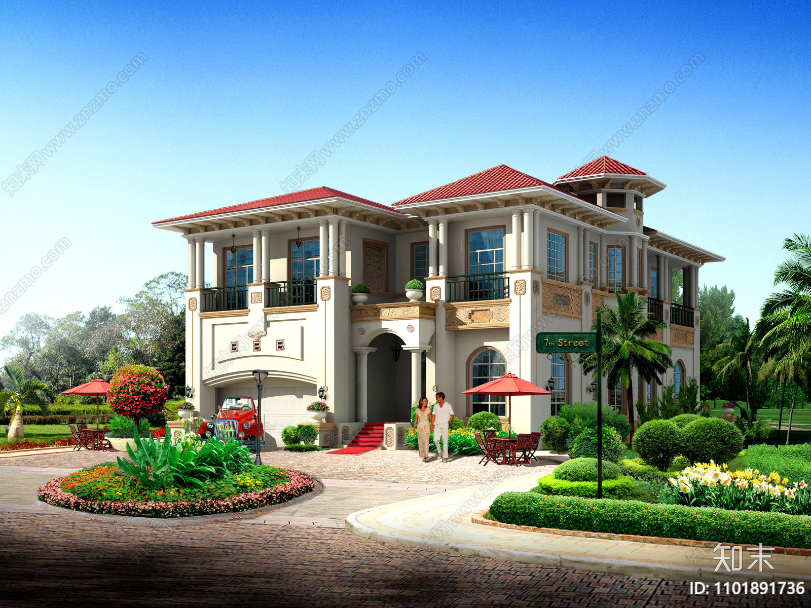 国外大师设计大别墅施工图下载【ID:1101891736】