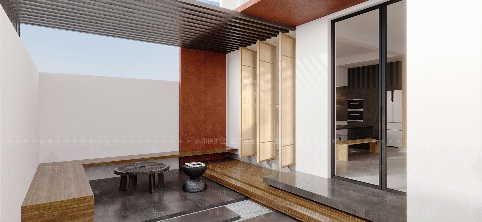 现代阳台3D模型下载【ID:1101894590】