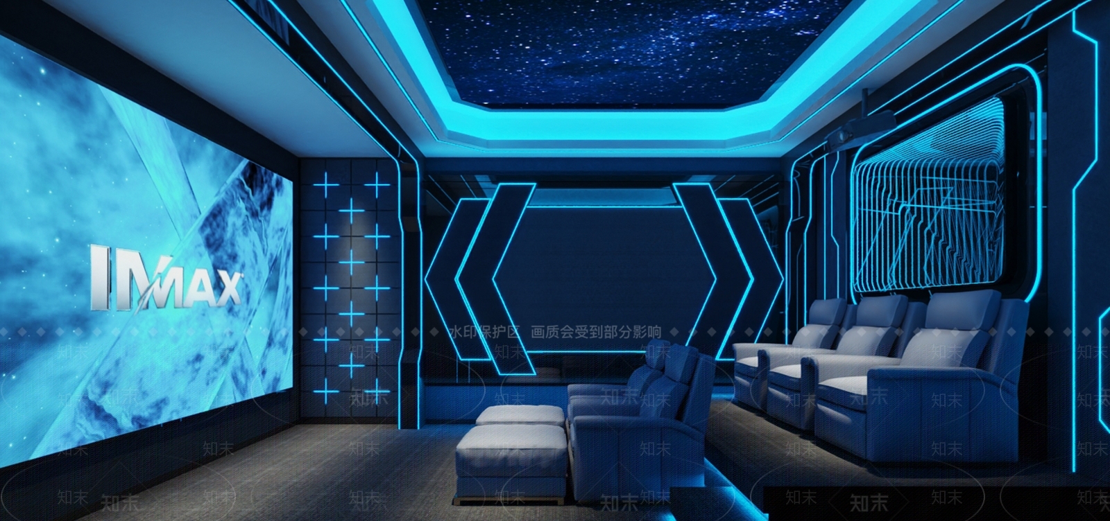 现代家居影音室3D模型下载【ID:1101898832】