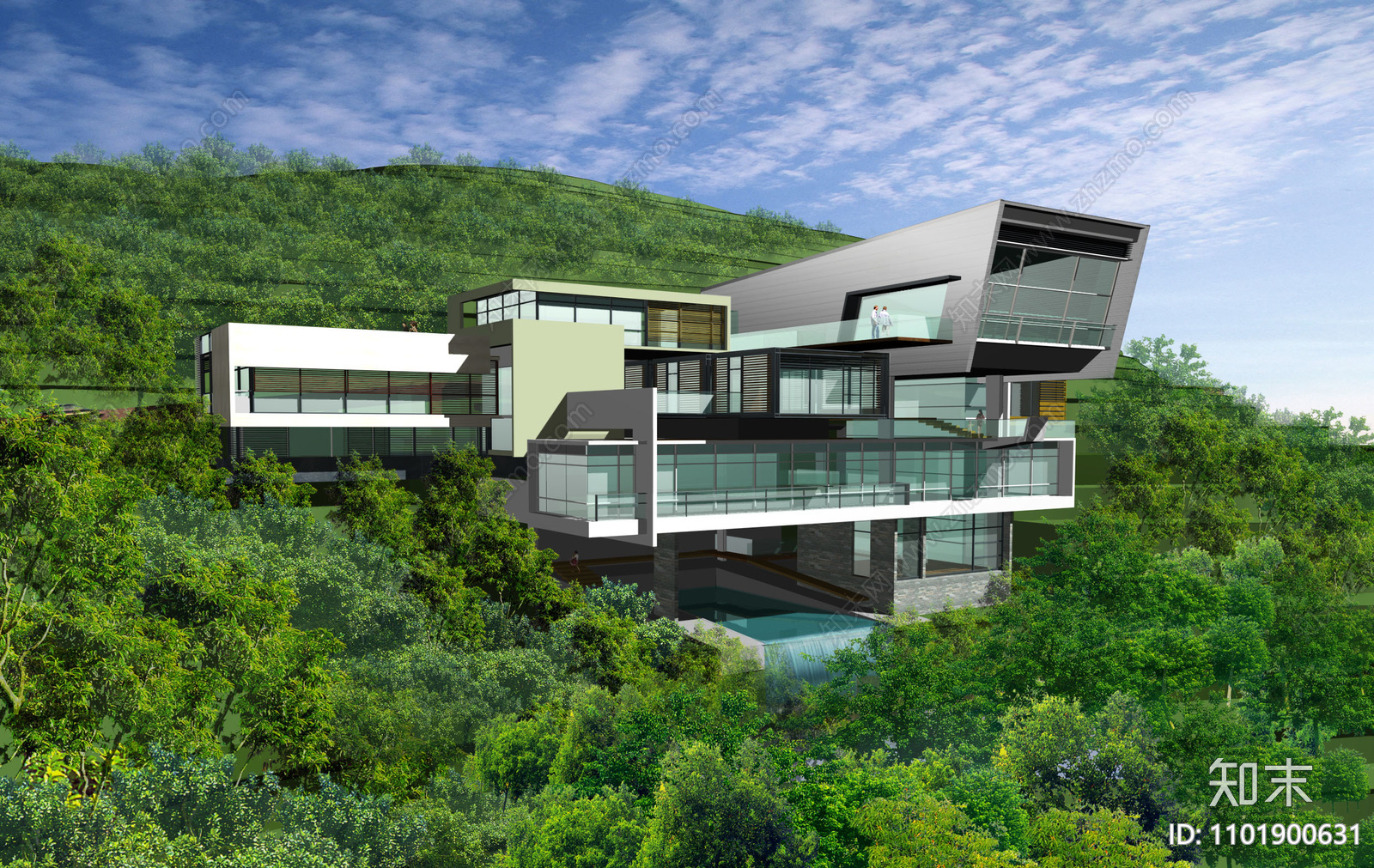 国外大师设计大别墅施工图下载【ID:1101900631】