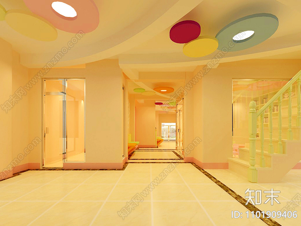 国际幼儿园cad施工图下载【ID:1101909406】