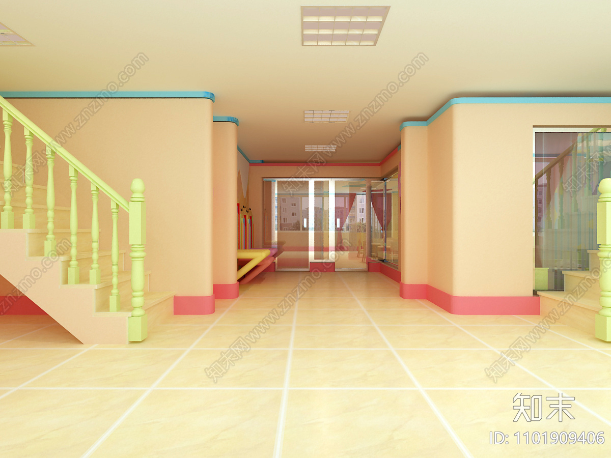 国际幼儿园cad施工图下载【ID:1101909406】