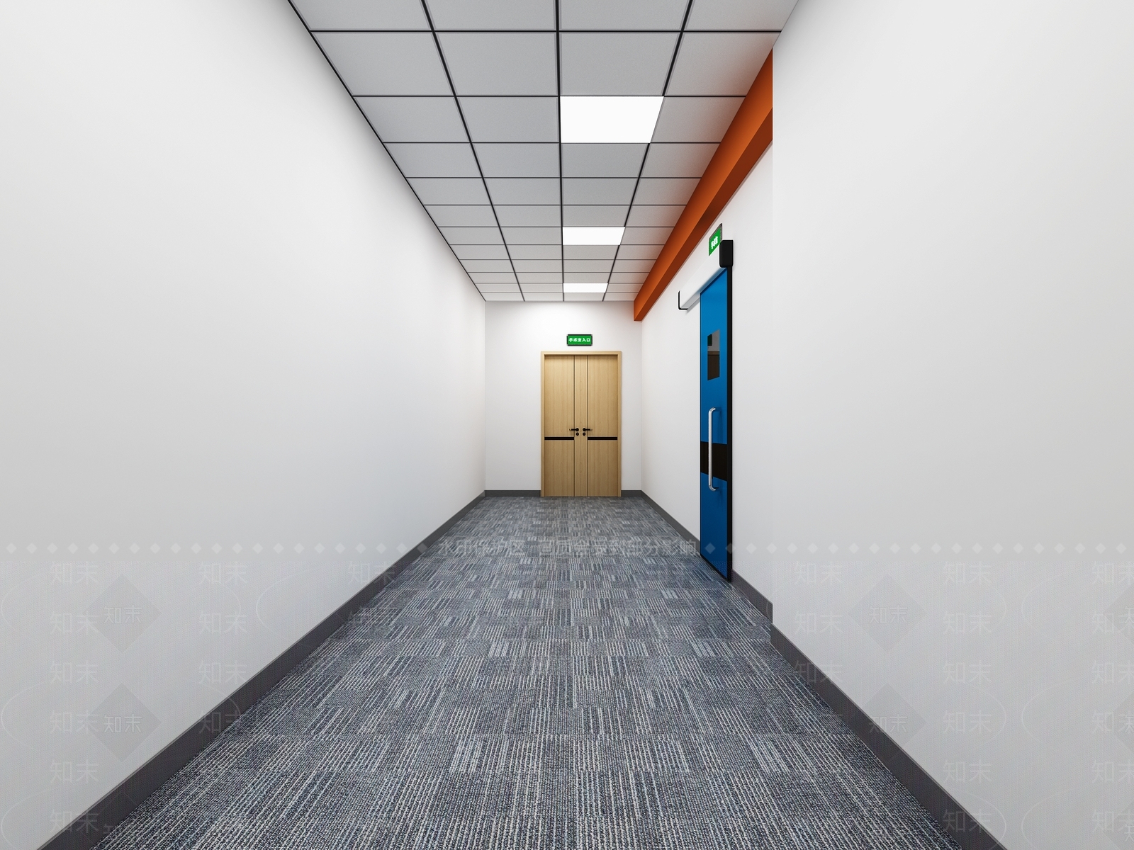 现代医院前台3D模型下载【ID:1101918328】