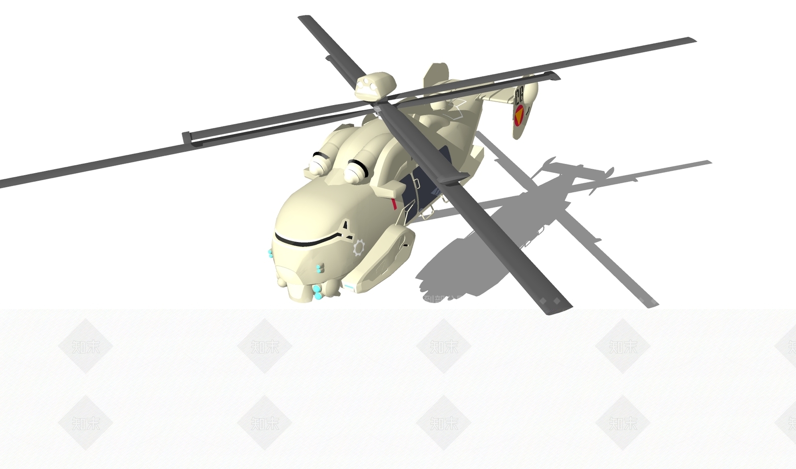 现代航空SU模型下载【ID:1101925559】