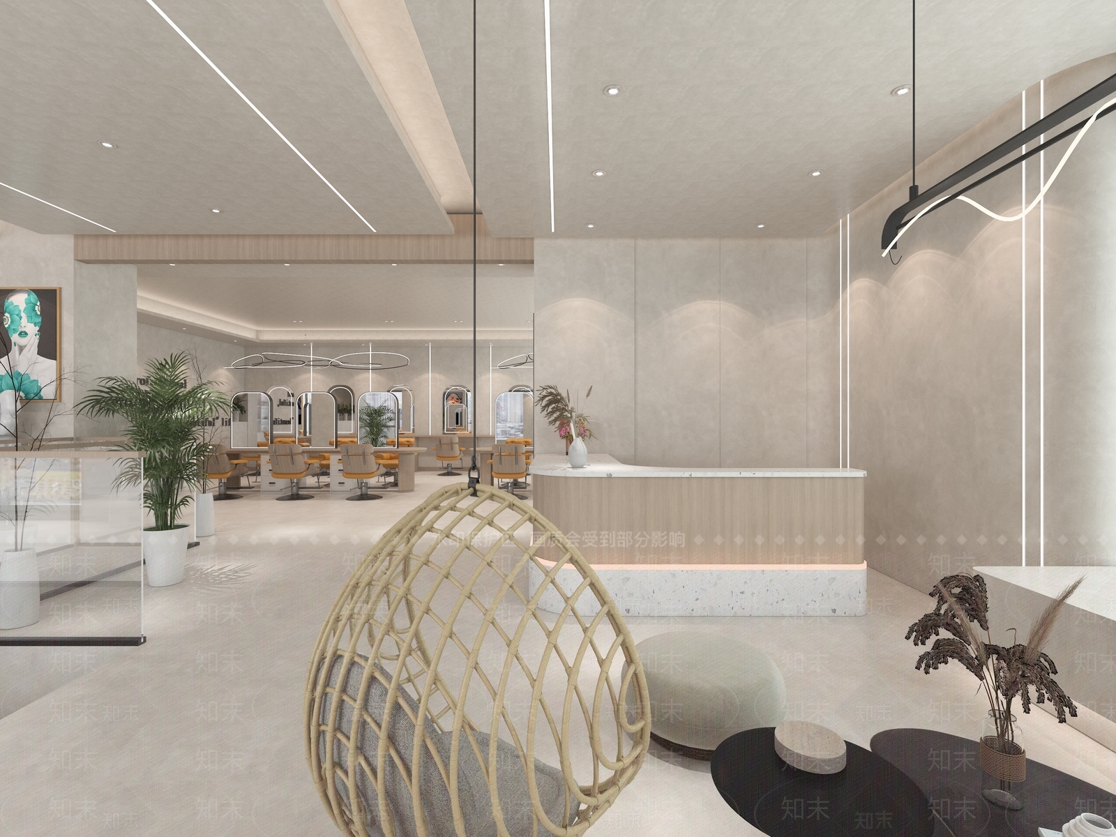 侘寂理发店3D模型下载【ID:1101939231】