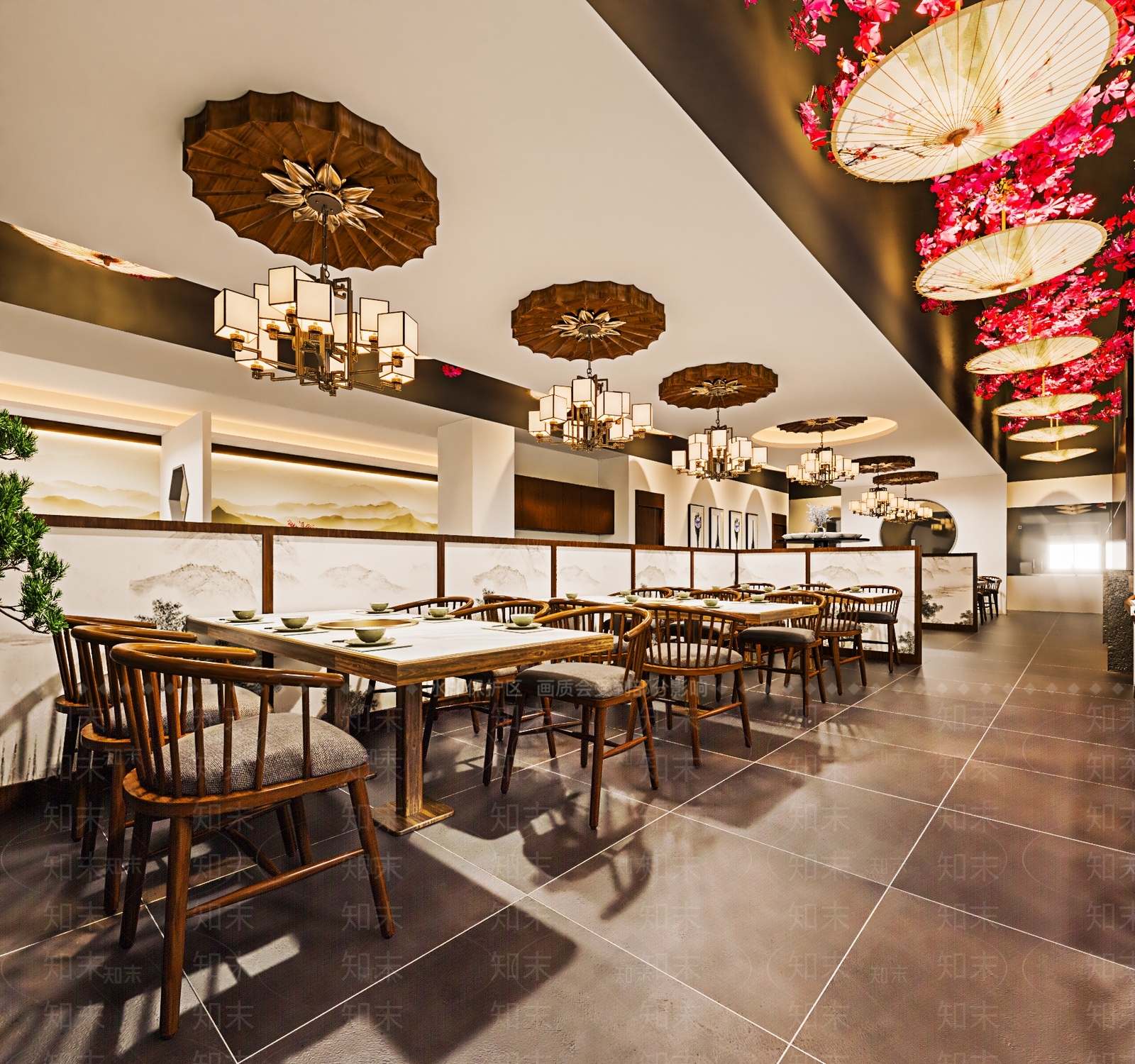 中式火锅店3D模型下载【ID:1101941978】