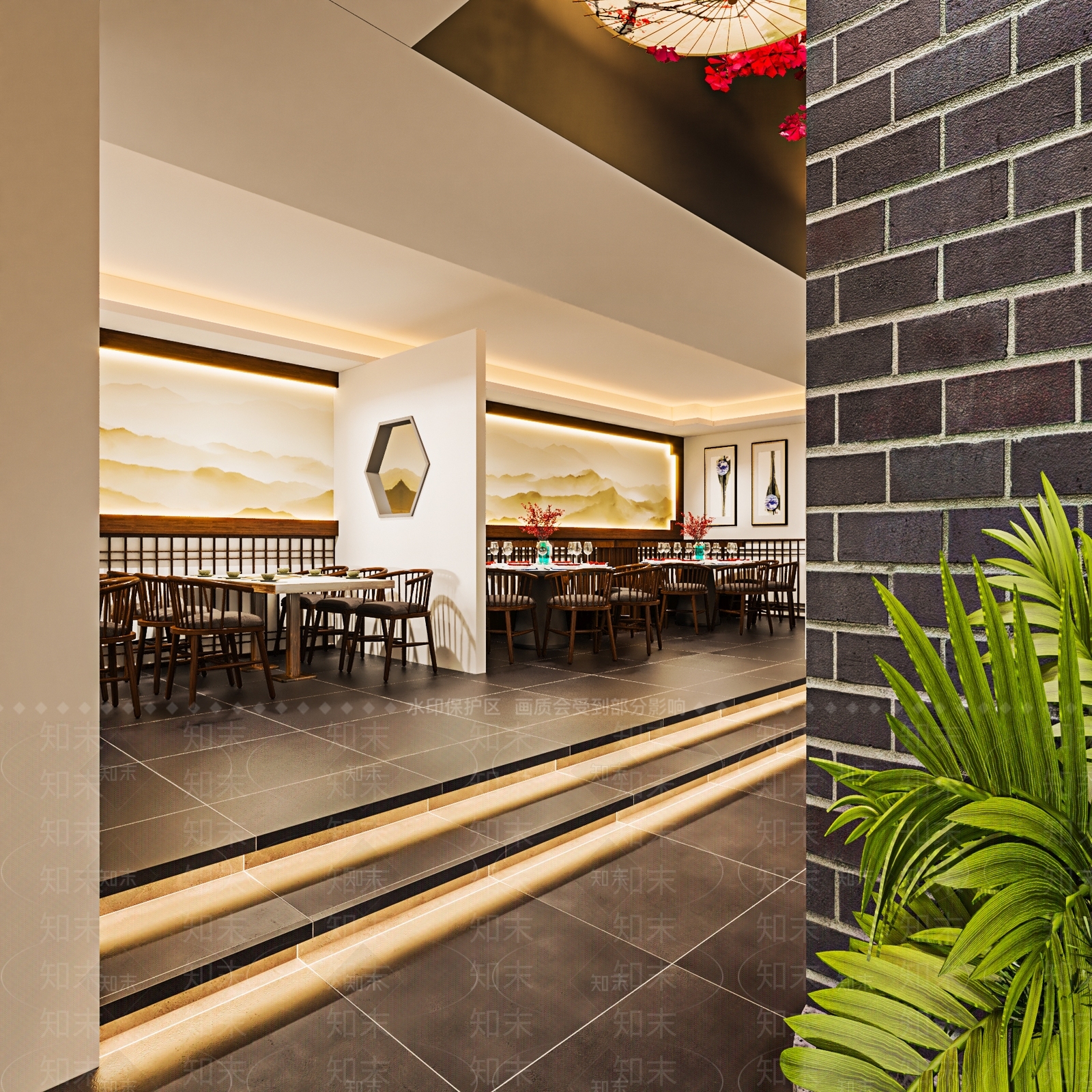 中式火锅店3D模型下载【ID:1101941978】