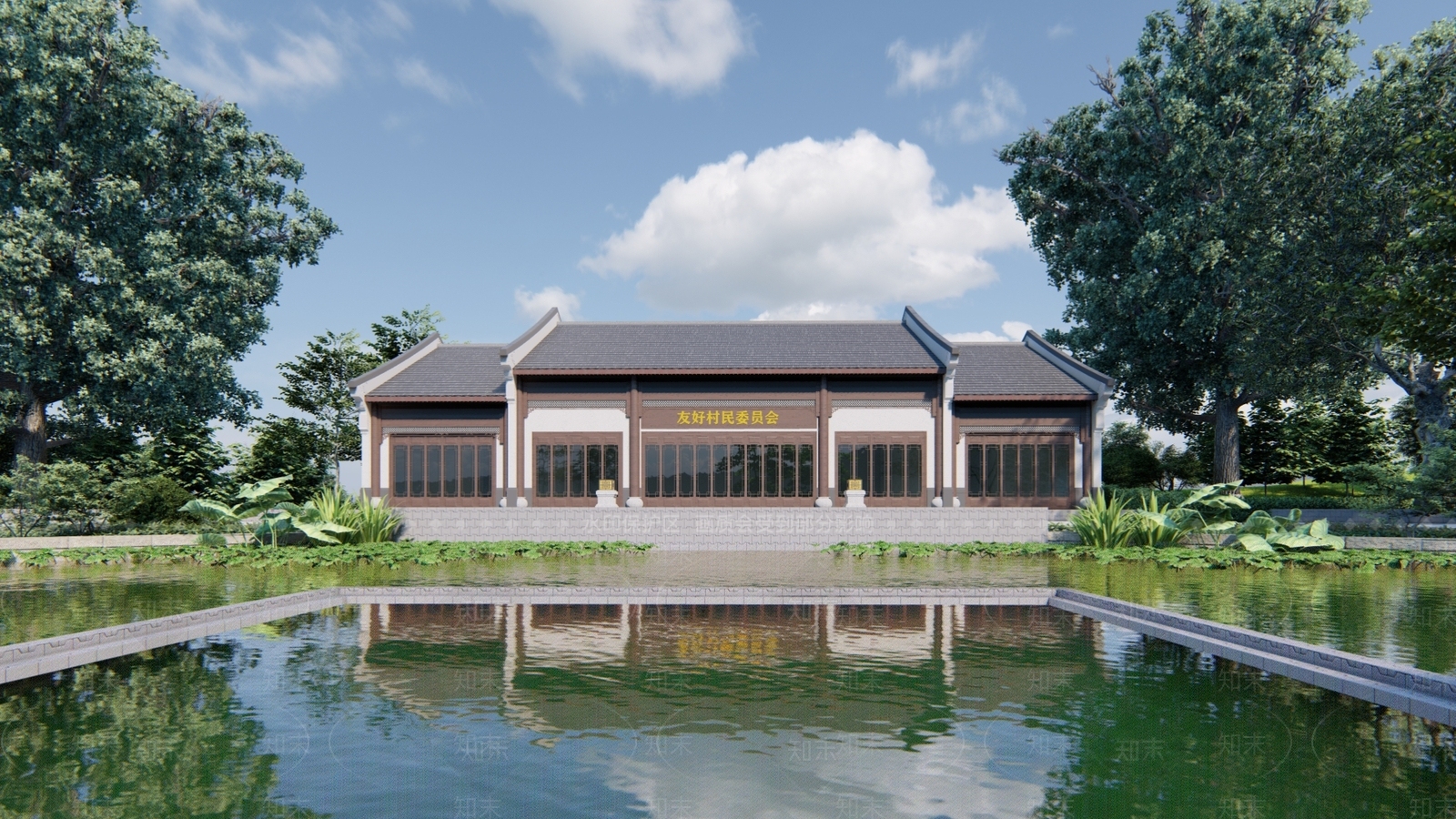 中式其它小公建SU模型下载【ID:1101943875】
