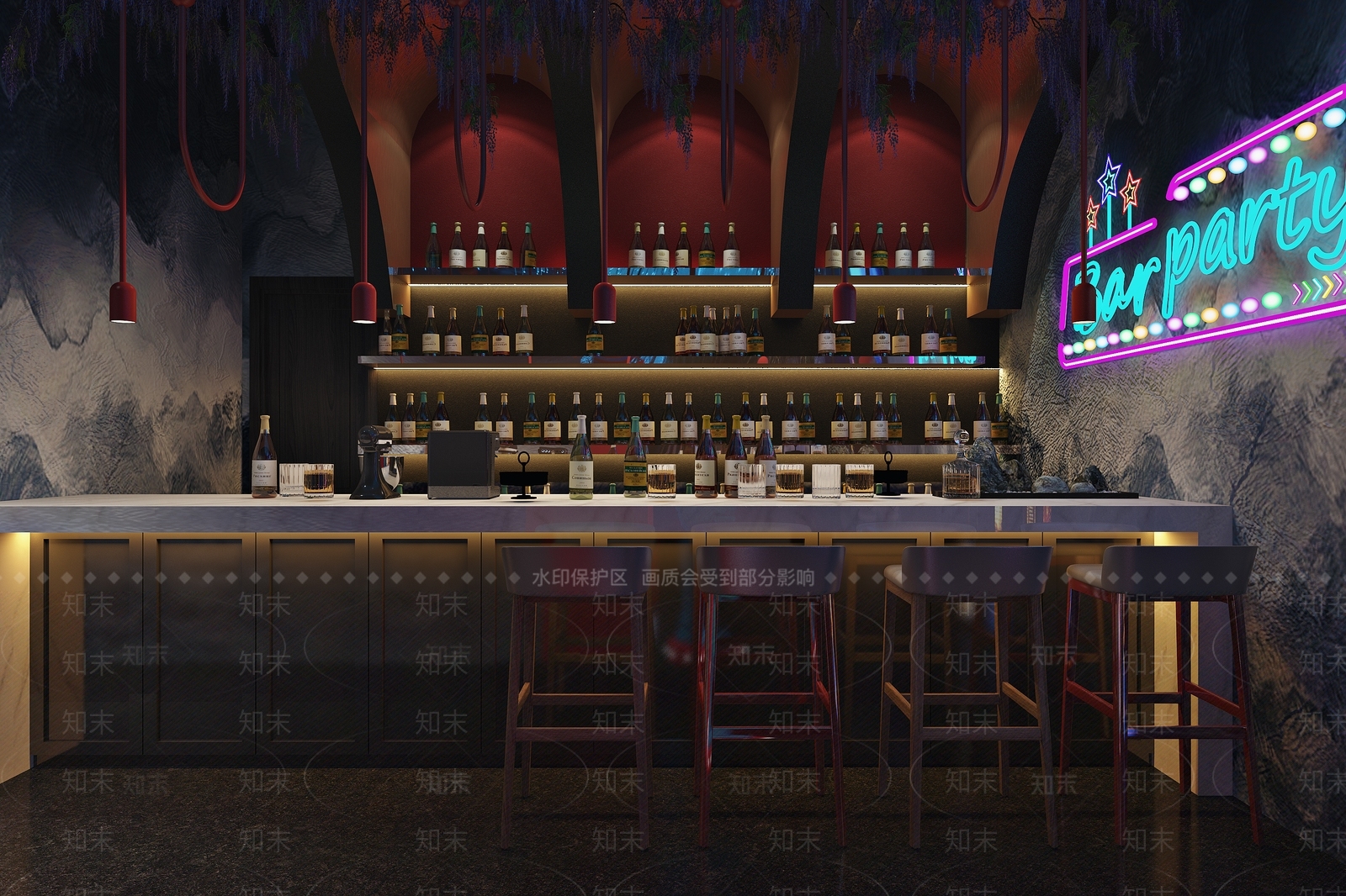 现代酒吧3D模型下载【ID:1101969999】