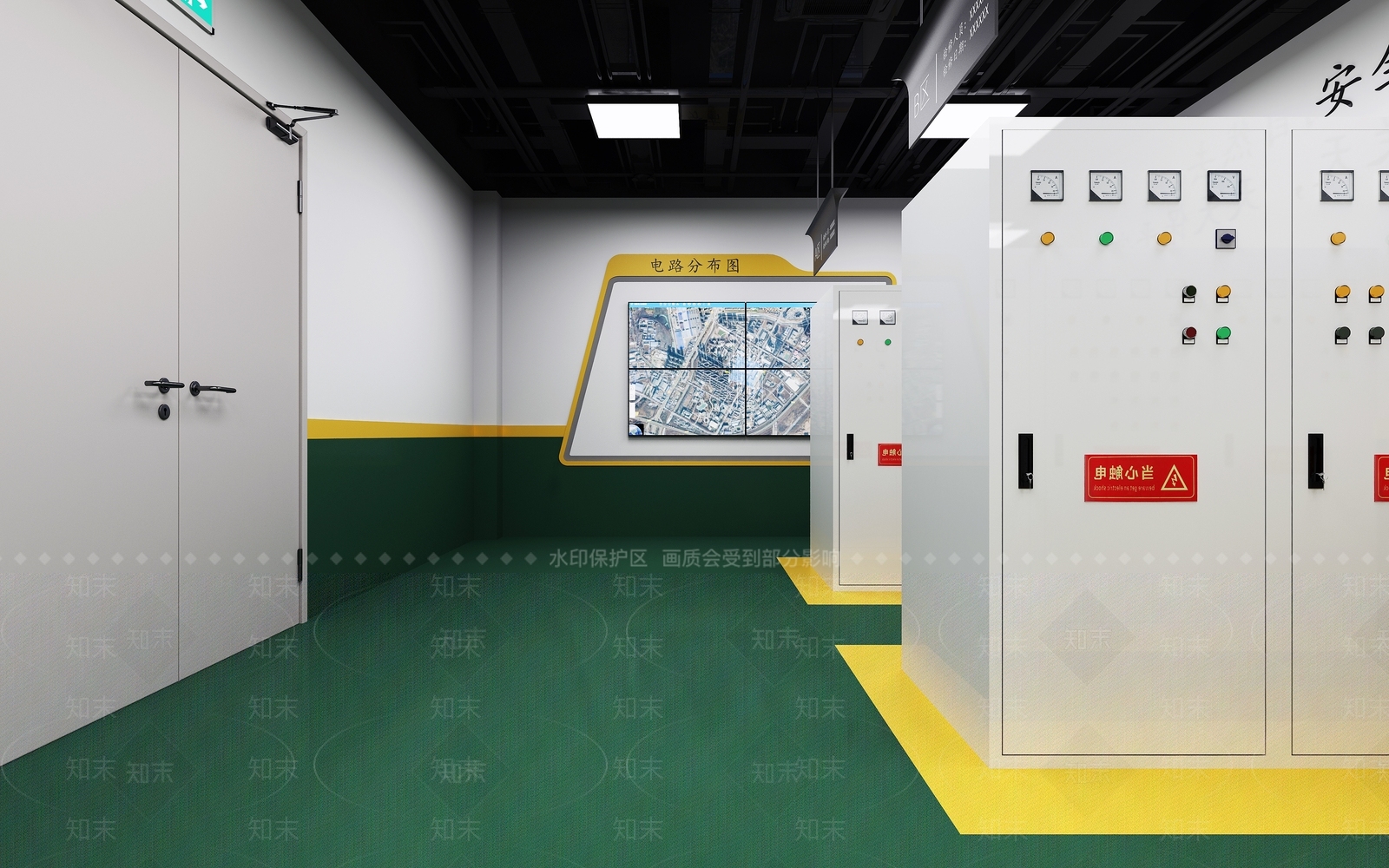 现代配电间3D模型下载【ID:1101970639】