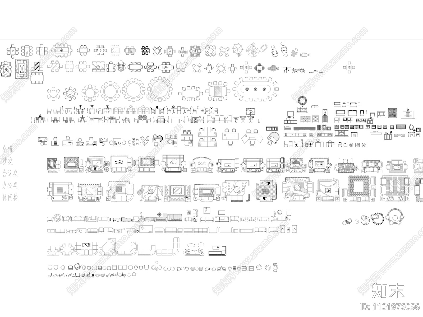 2021设计师整理家装工装图库cad施工图下载【ID:1101976056】