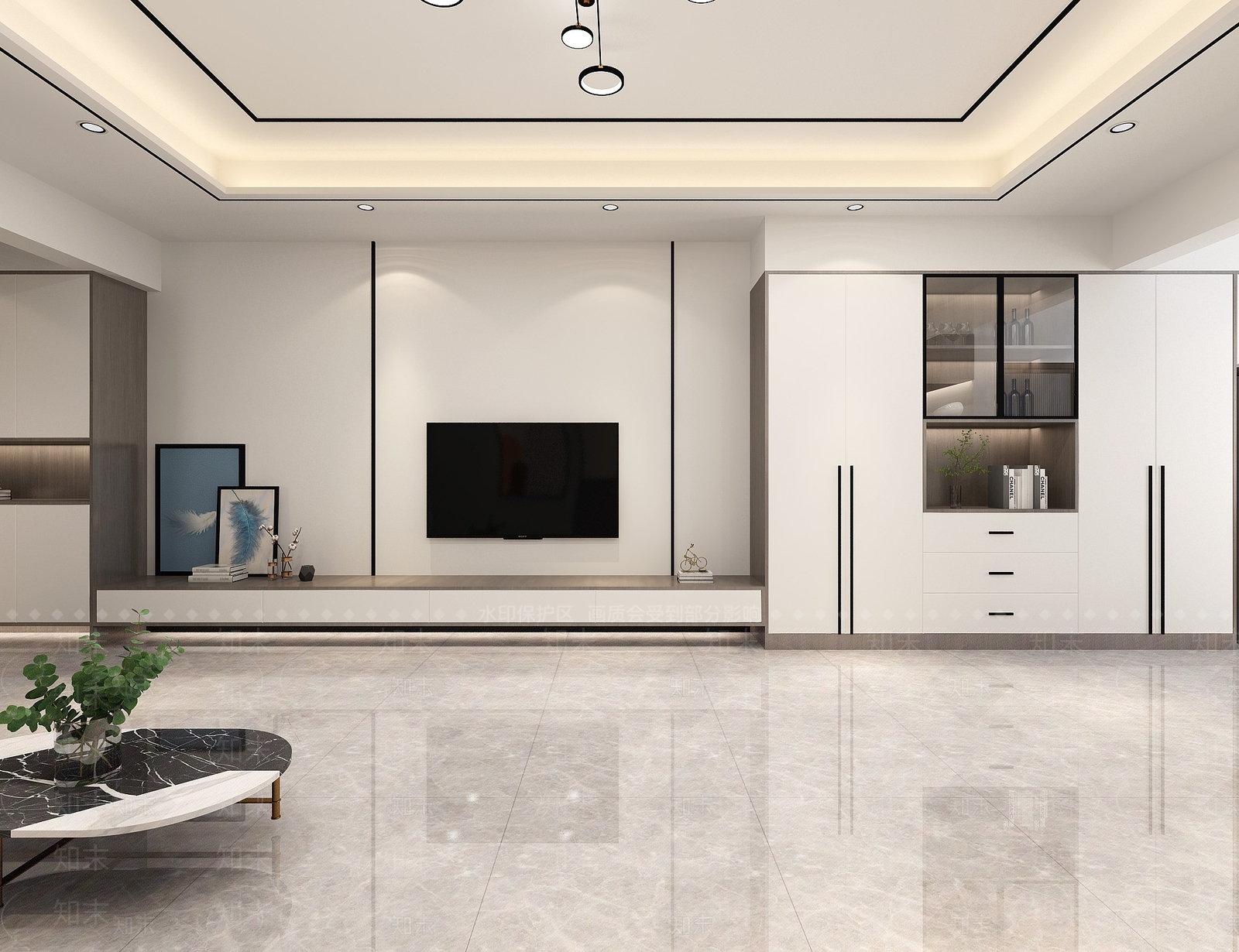 现代单身公寓3D模型下载【ID:1101984669】