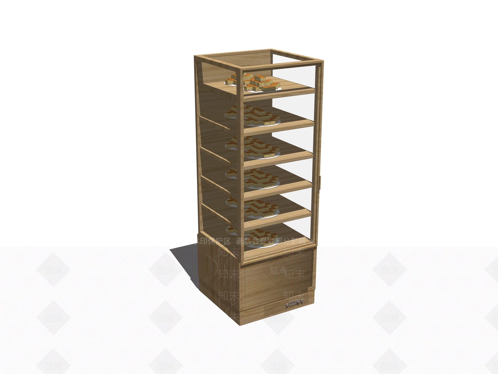 现代面包展示架SU模型下载【ID:1101986680】