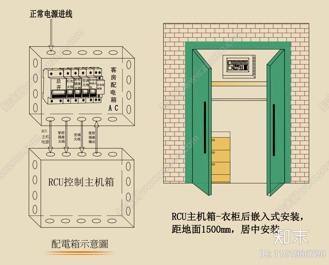 星级酒店智能客控系统方案施工图cad施工图下载【ID:1101986790】