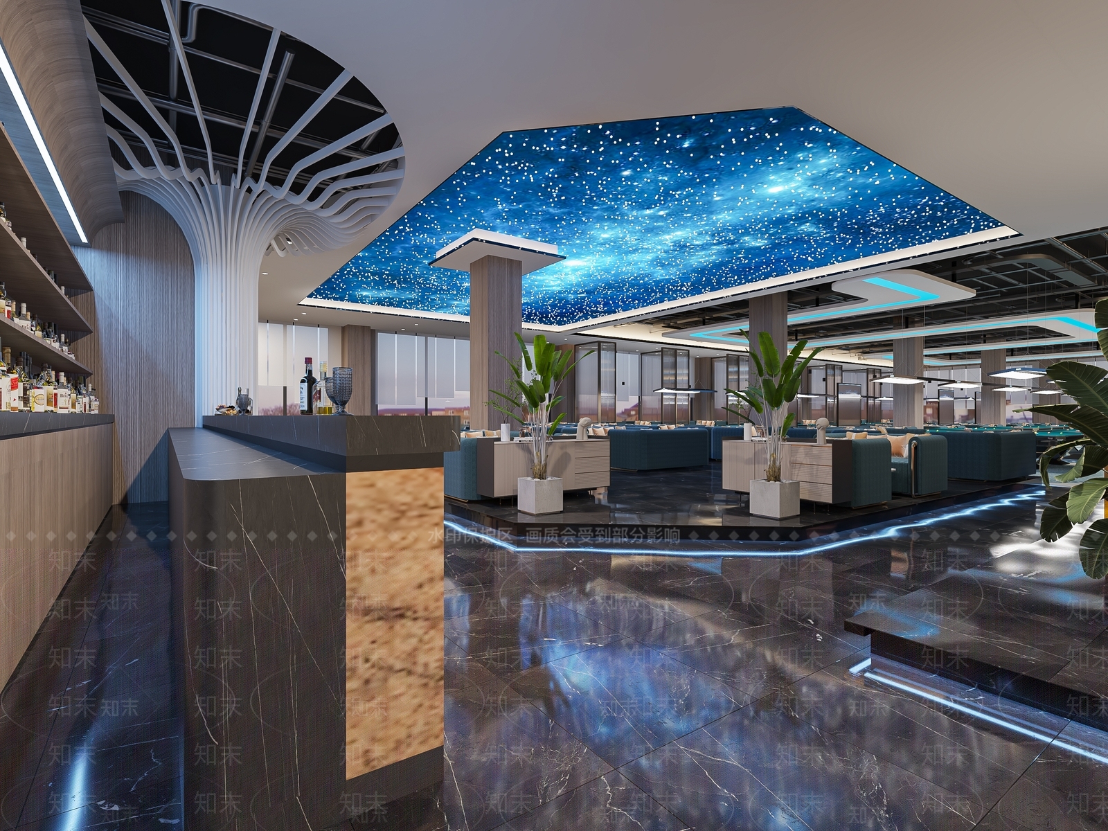现代桌球室3D模型下载【ID:1101996204】