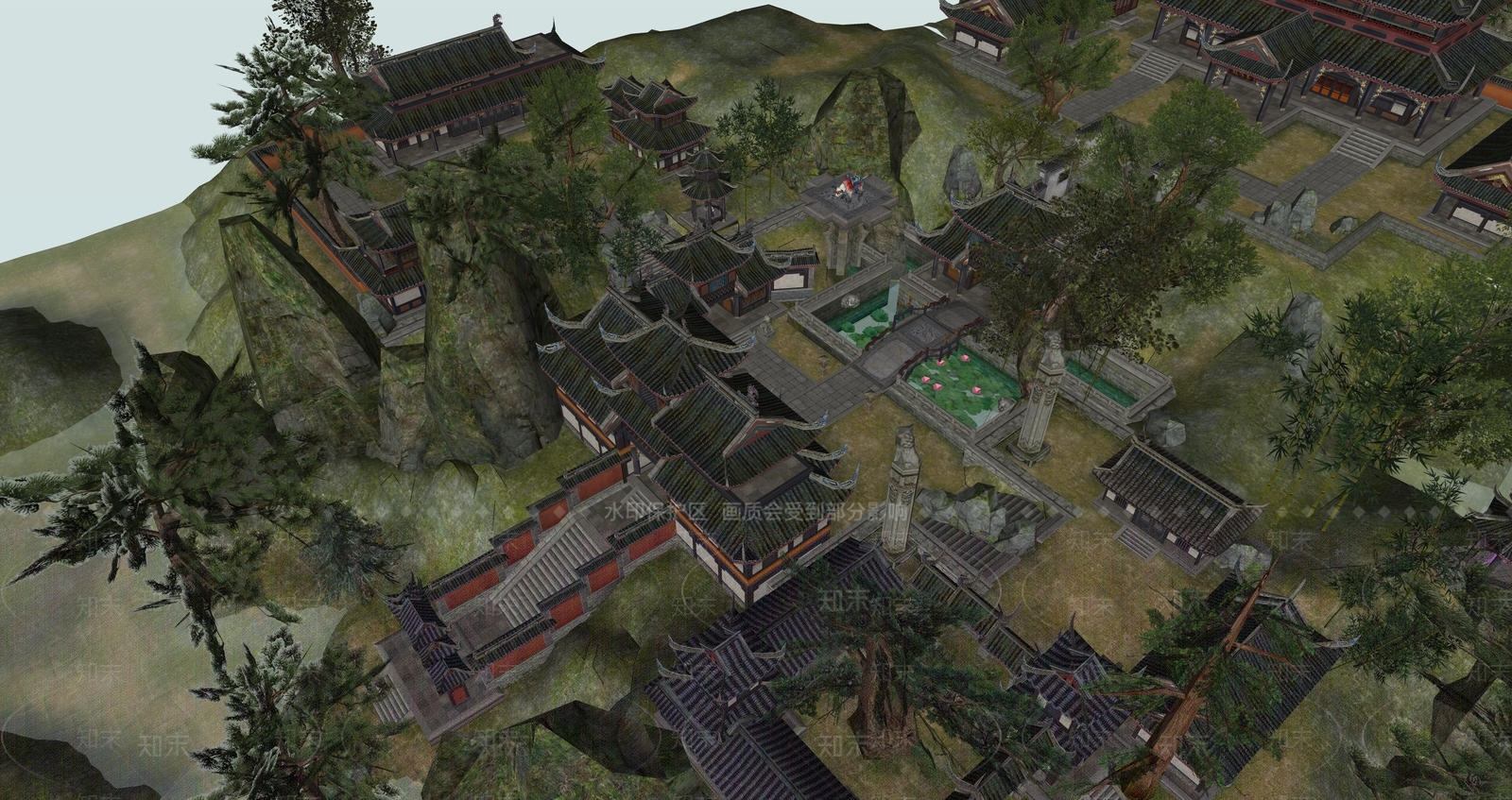 中式其他文化场馆SU模型下载【ID:1101996228】