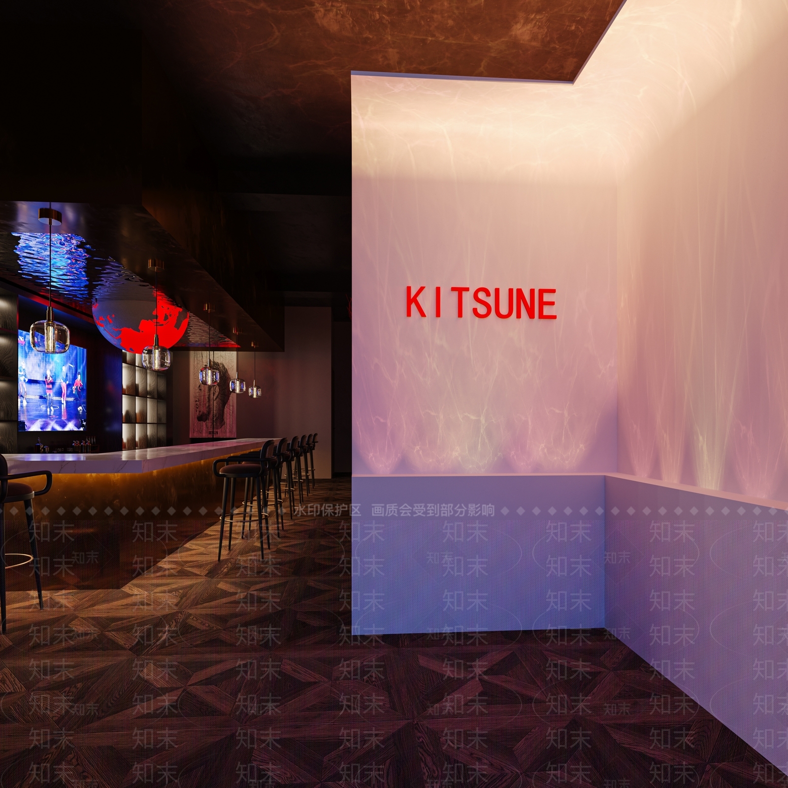 现代酒吧3D模型下载【ID:1102011801】