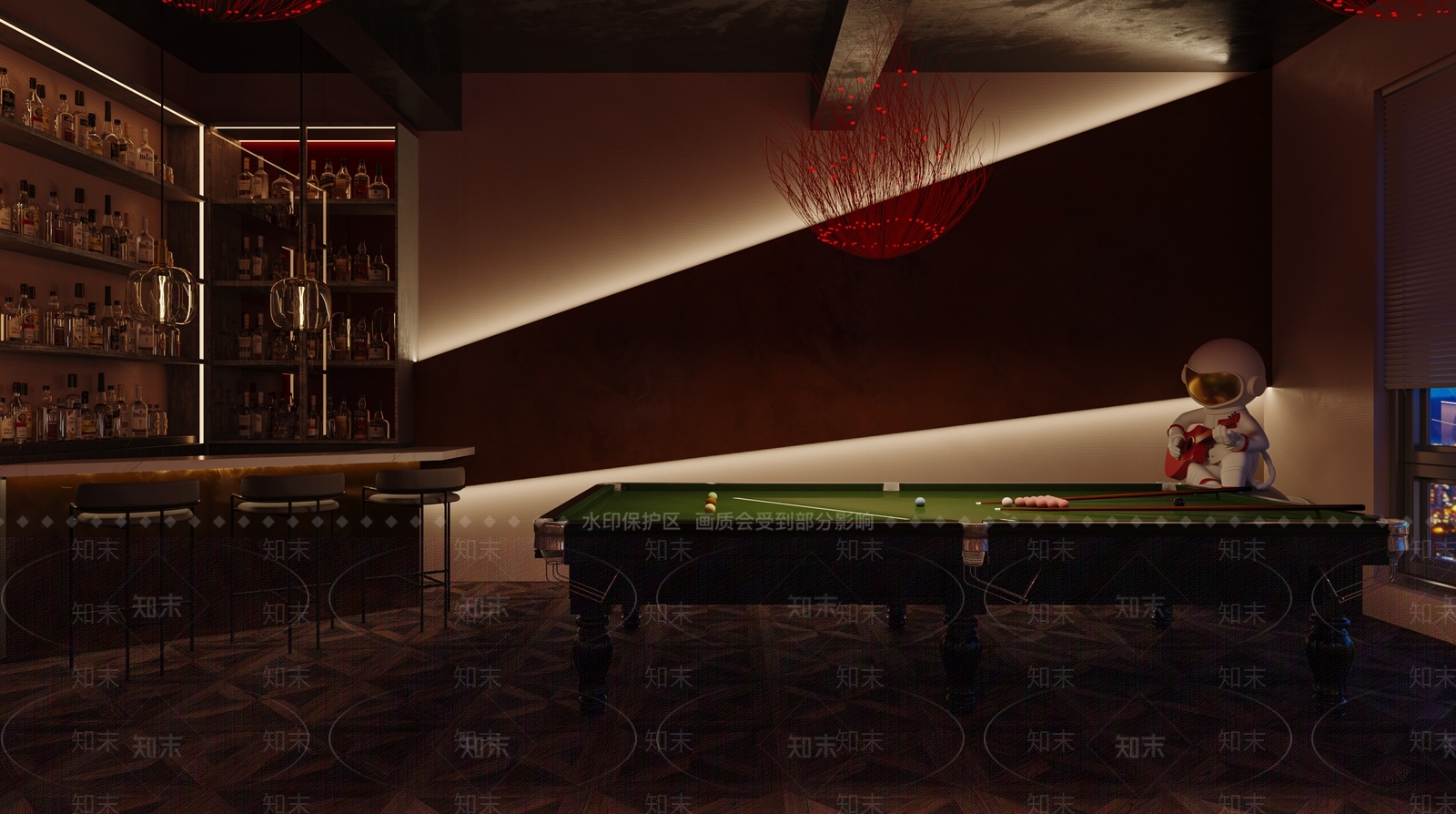 现代酒吧3D模型下载【ID:1102011886】