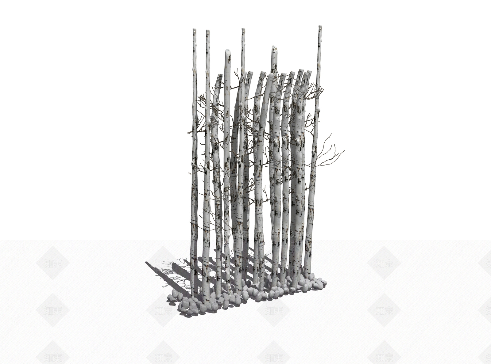 现代树木SU模型下载【ID:1102013867】