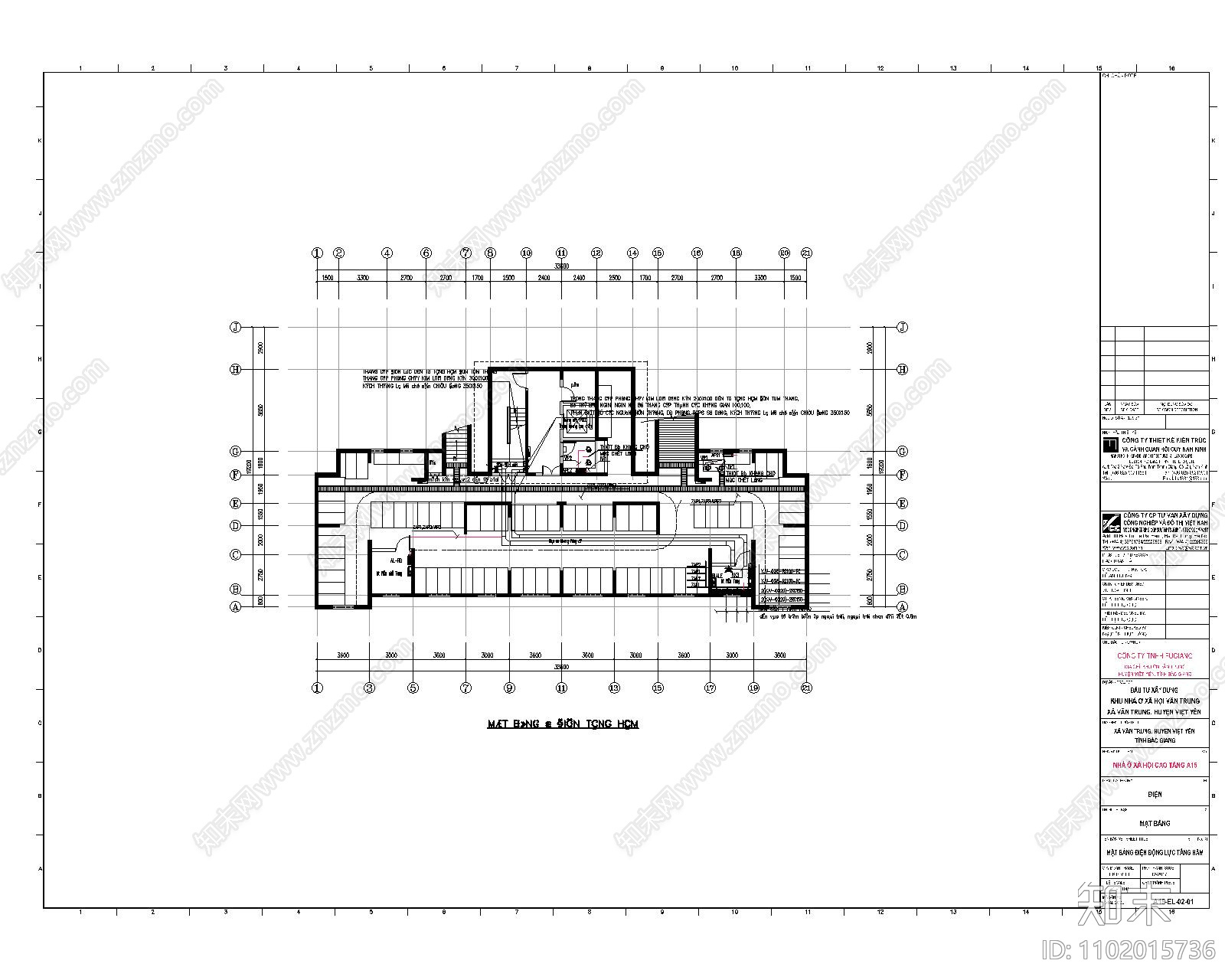 越南北江云中龙城机电消防项目施工图cad施工图下载【ID:1102015736】