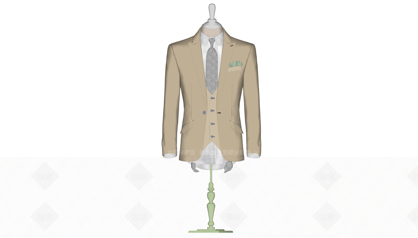 现代服装SU模型下载【ID:1102016437】